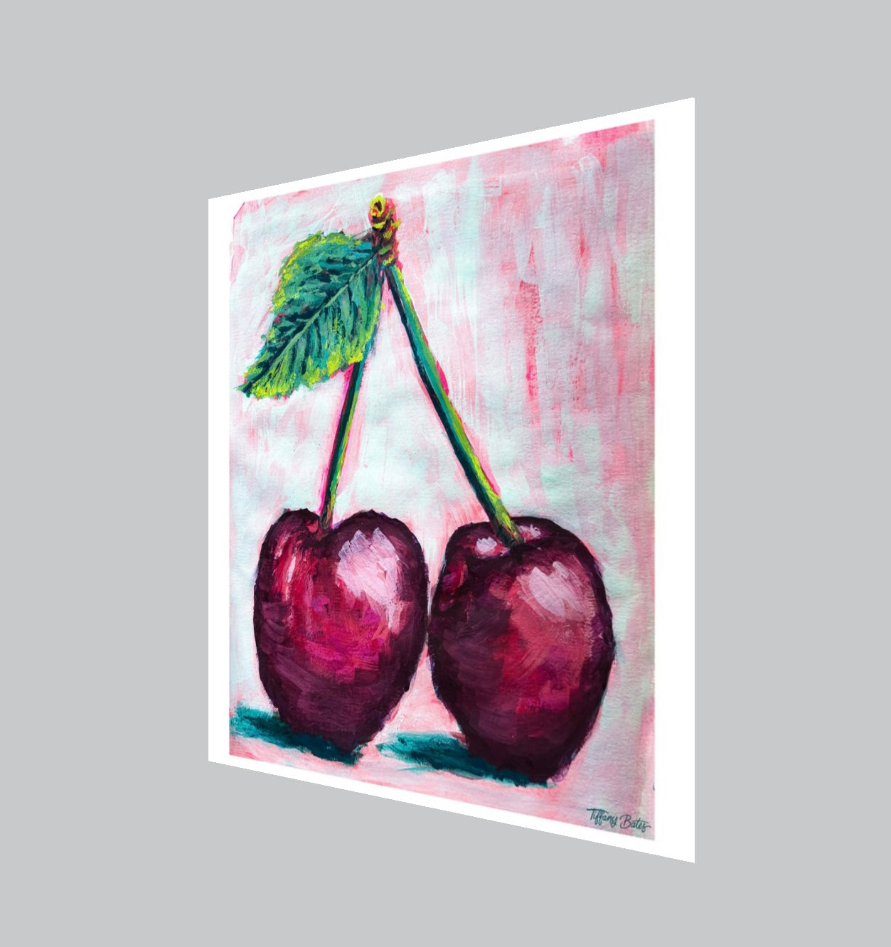 Crimson Duet - Fine Art Print - 8” x 8”