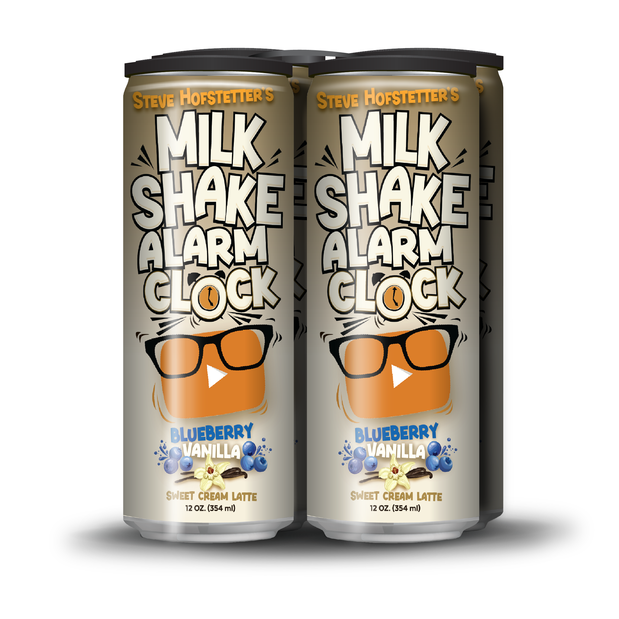Steve Hofstetter's Milk Shake Alarm Clock, 12oz, 4-pack – The