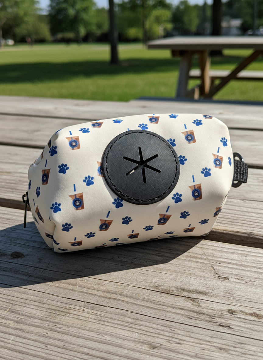 Dog waste bag poop bag roll holder