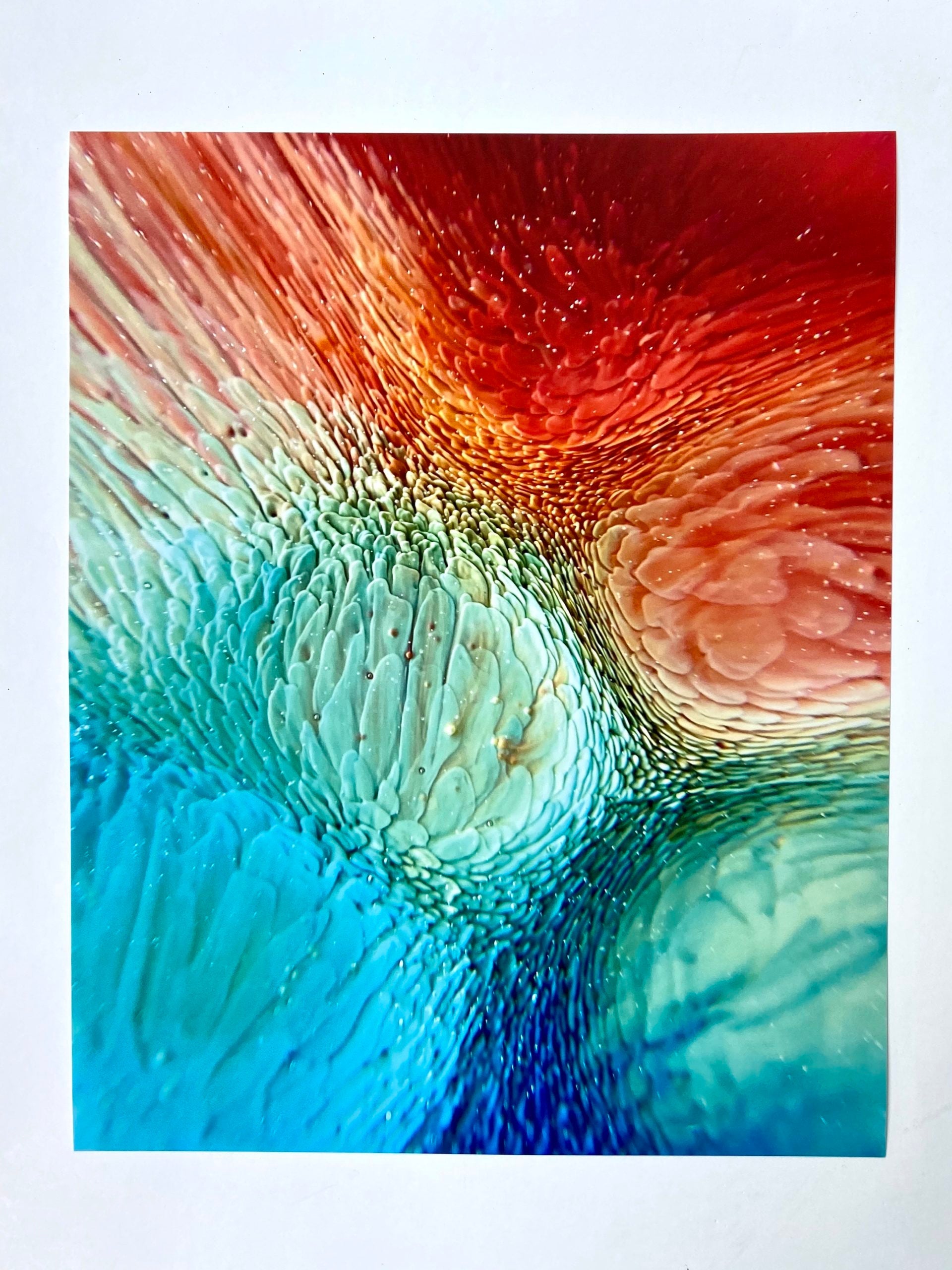 Bespattered Facade 8" x 10" Resin Petri Giclee Print #5