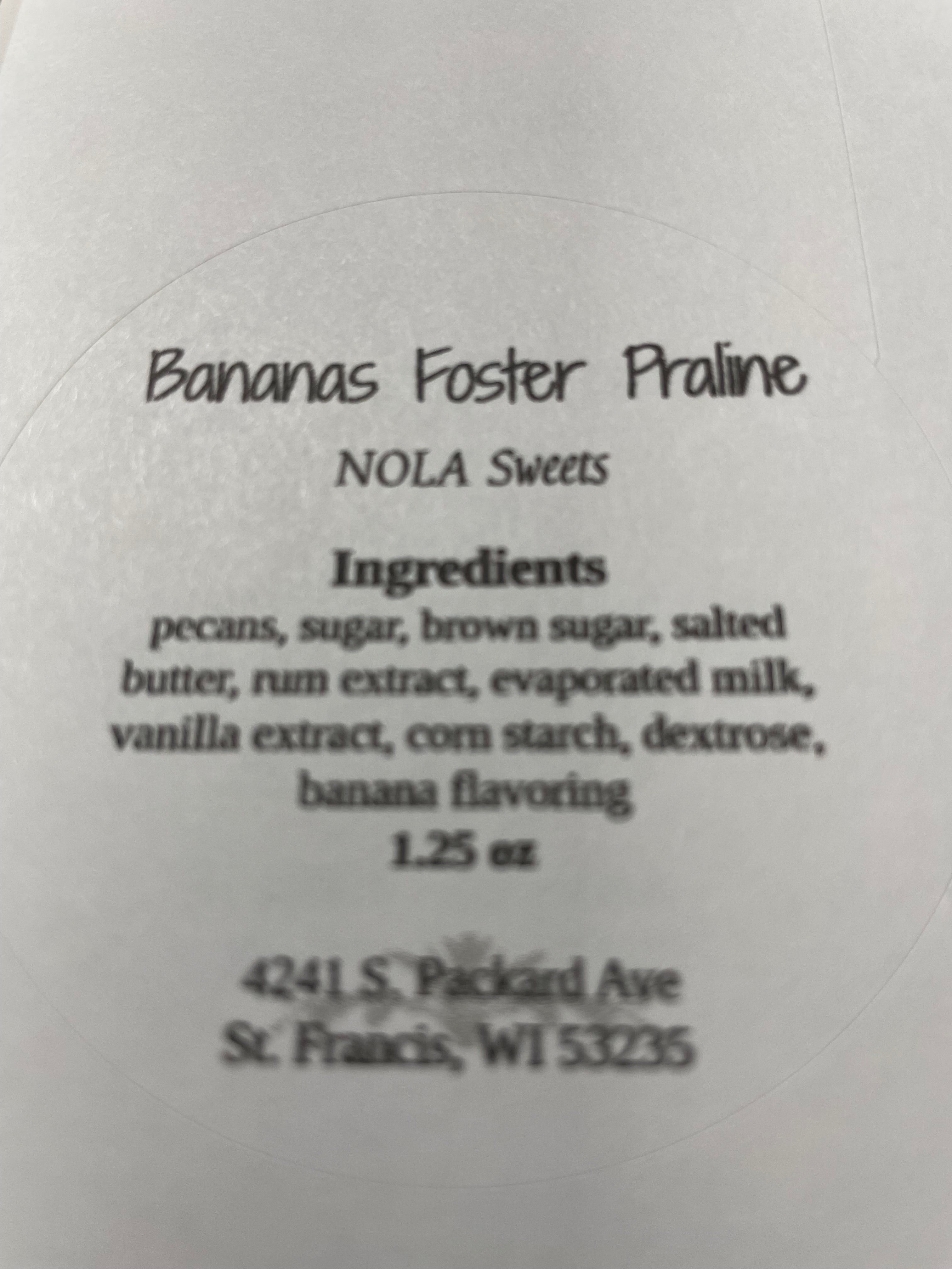 Bananas Foster Praline