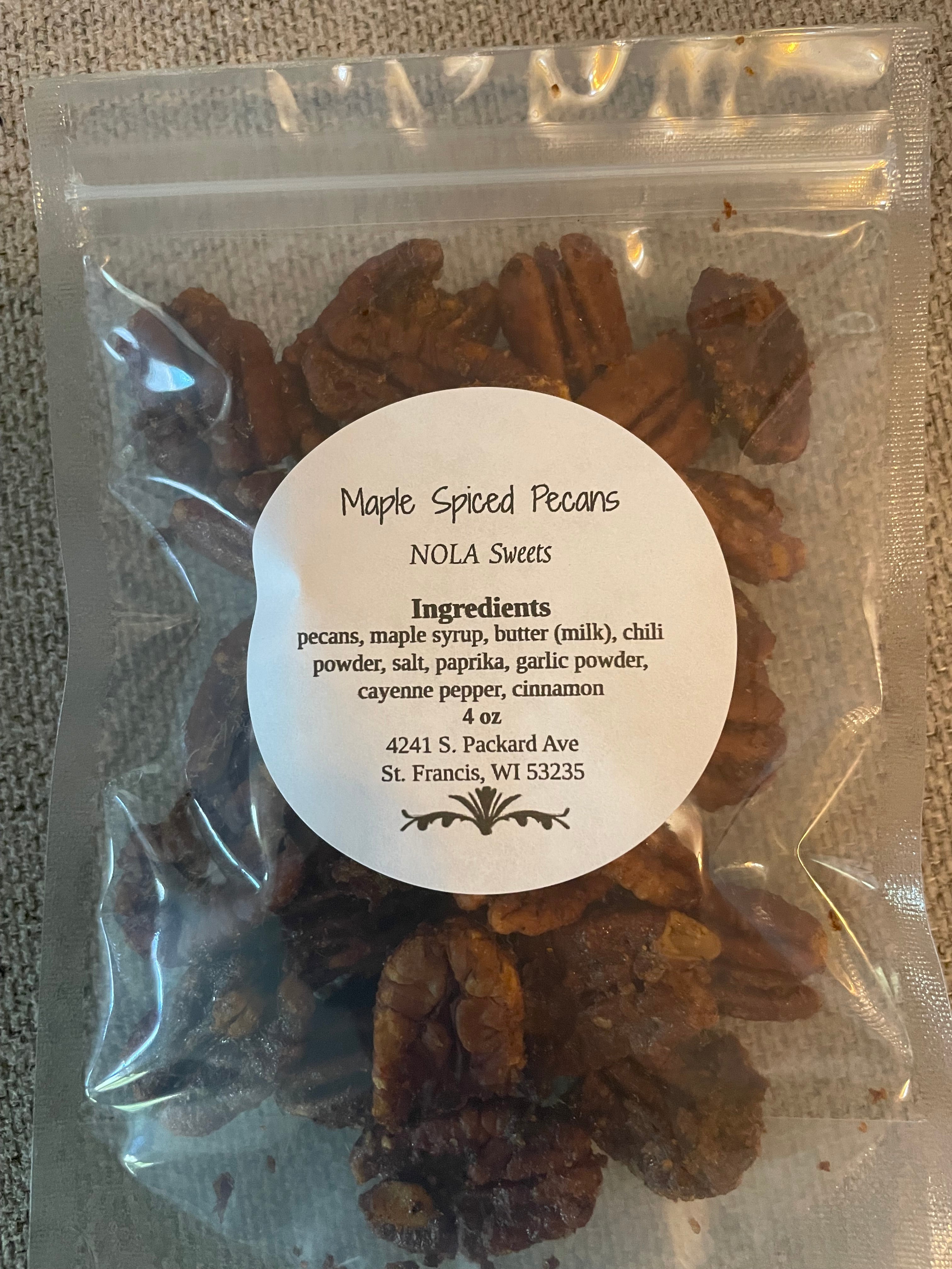 Maple Spiced Pecans