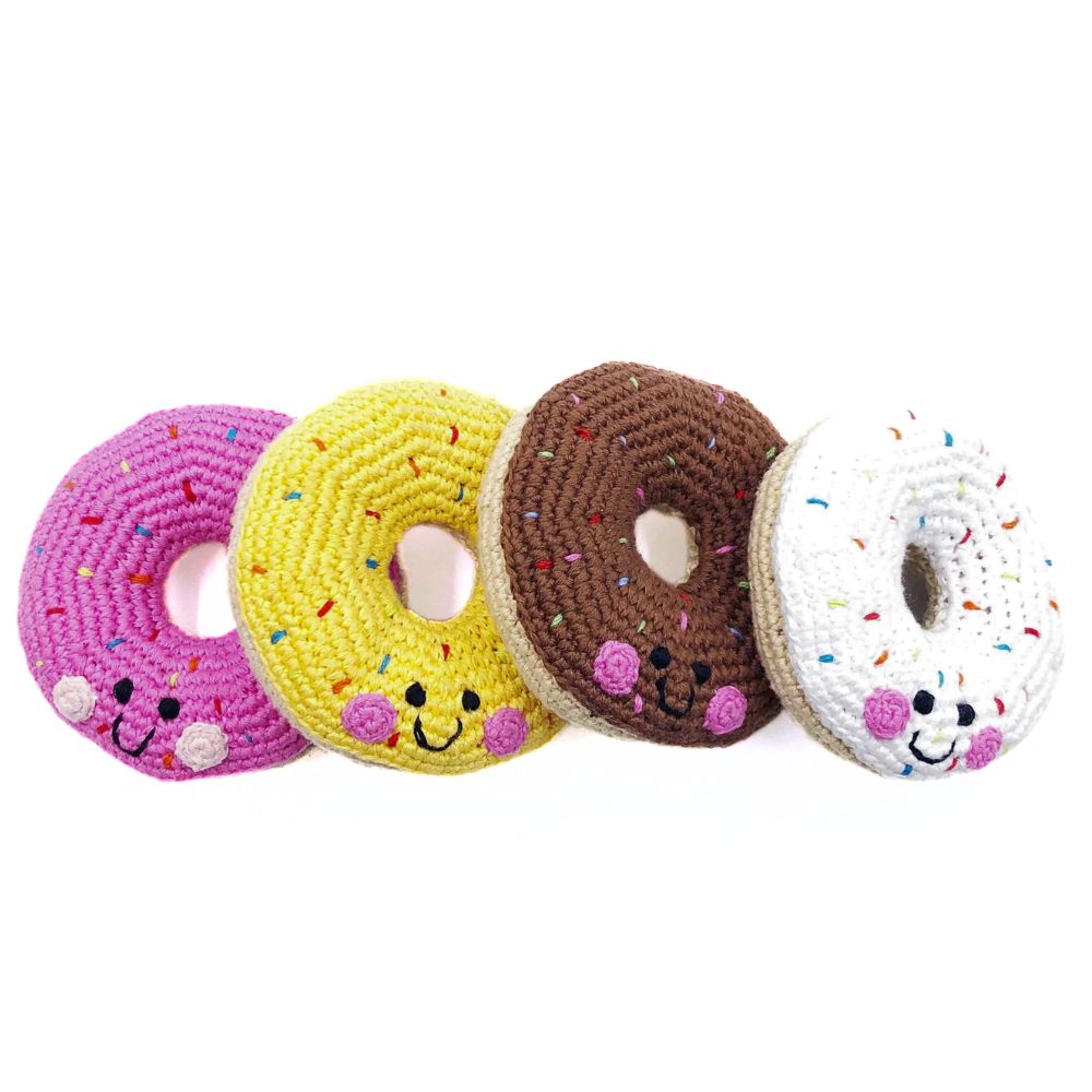Organic Friendly Donut Rattle