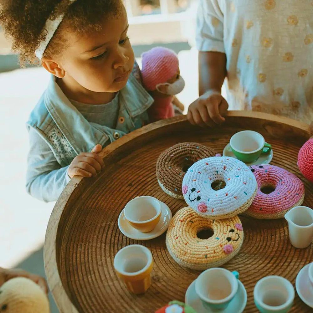 Organic Friendly Donut Rattle