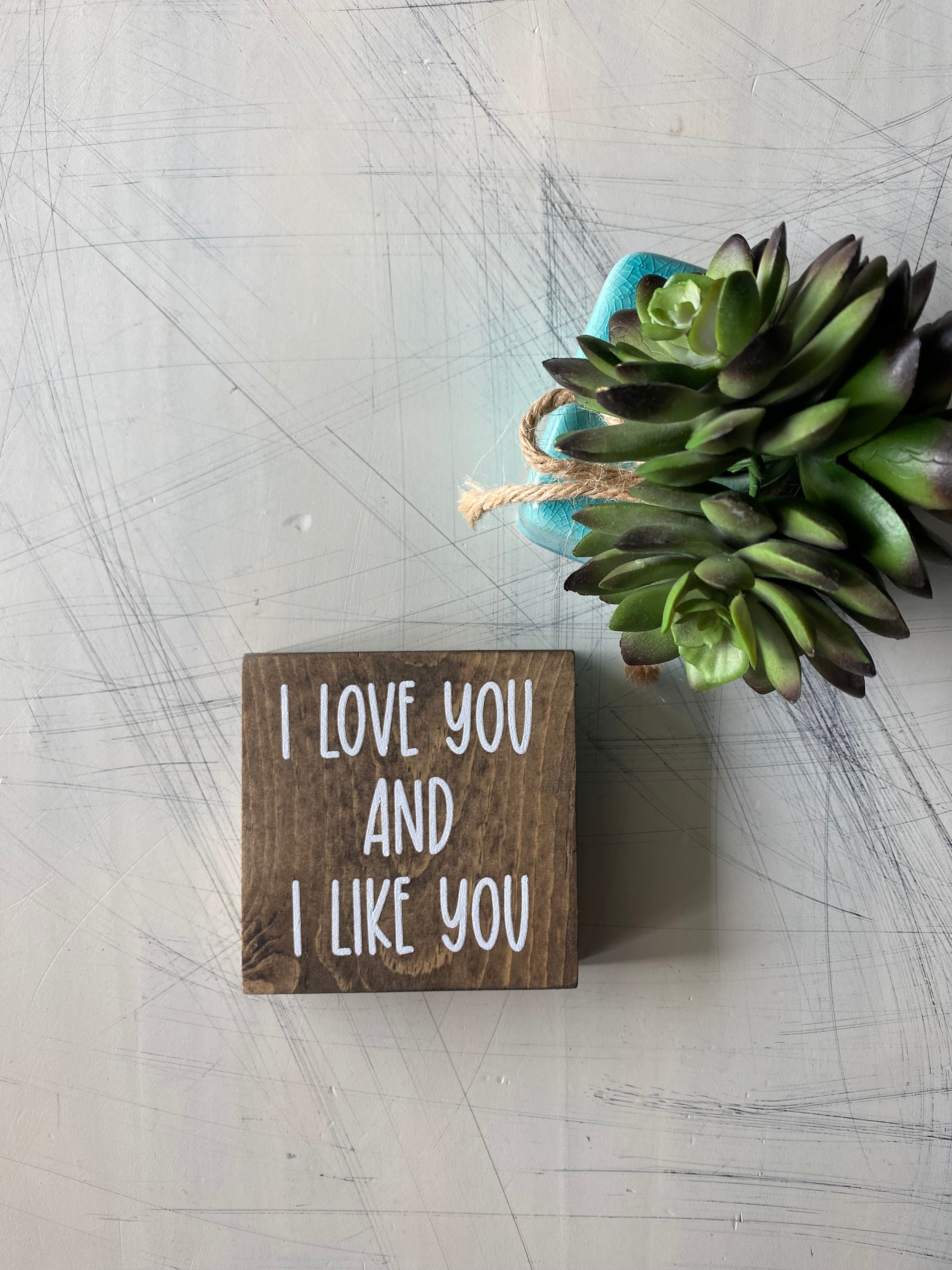 I love you and I like you