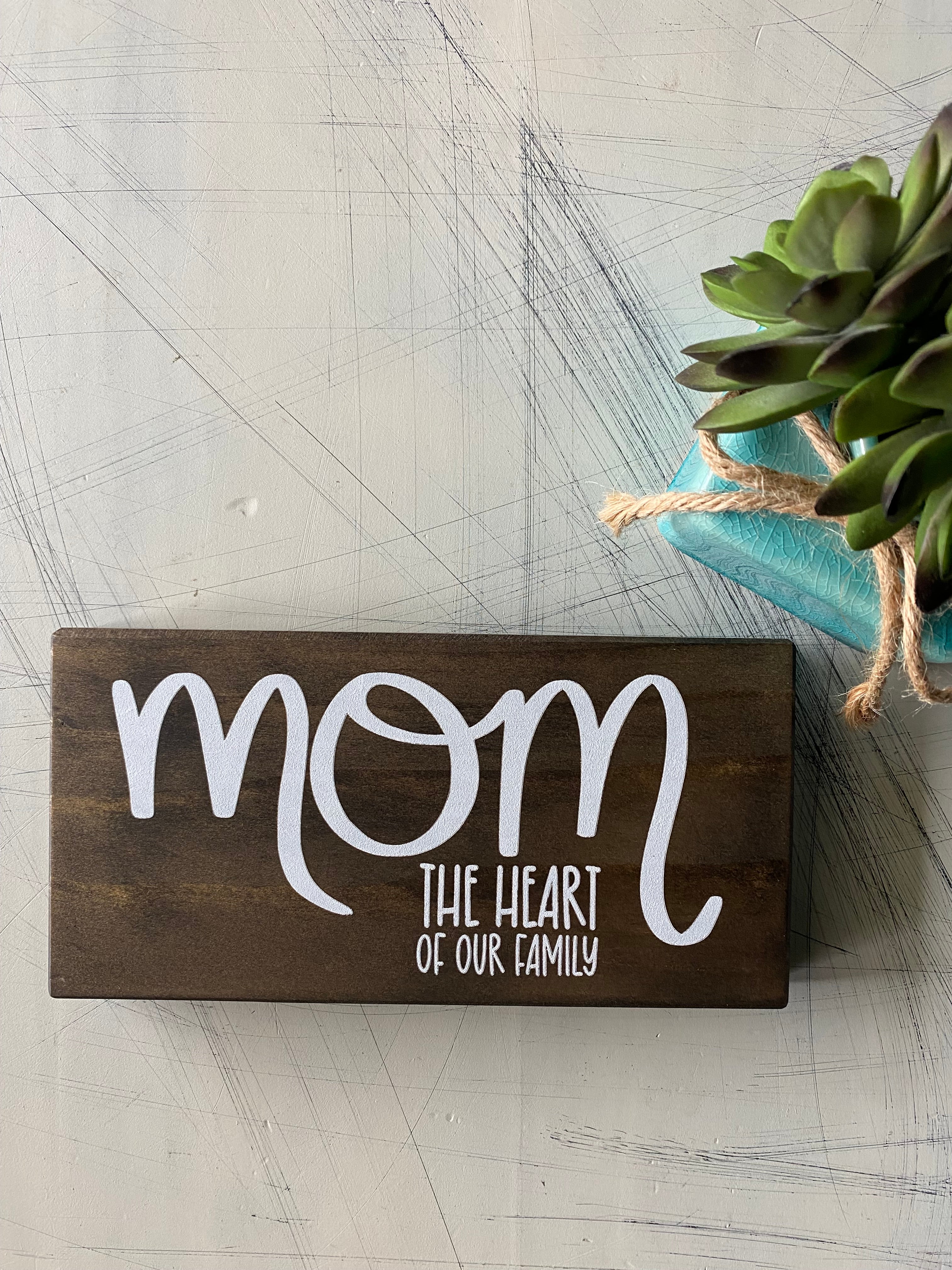 Mom, the heart of our family