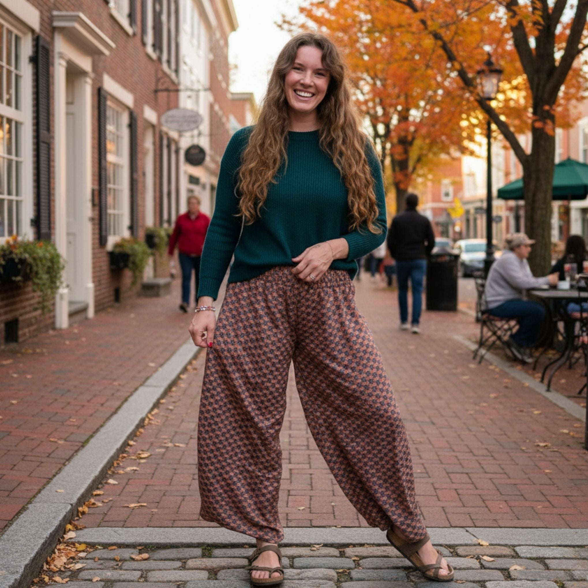 Free Spirit Wide-Leg Palazzo Pants with Pockets