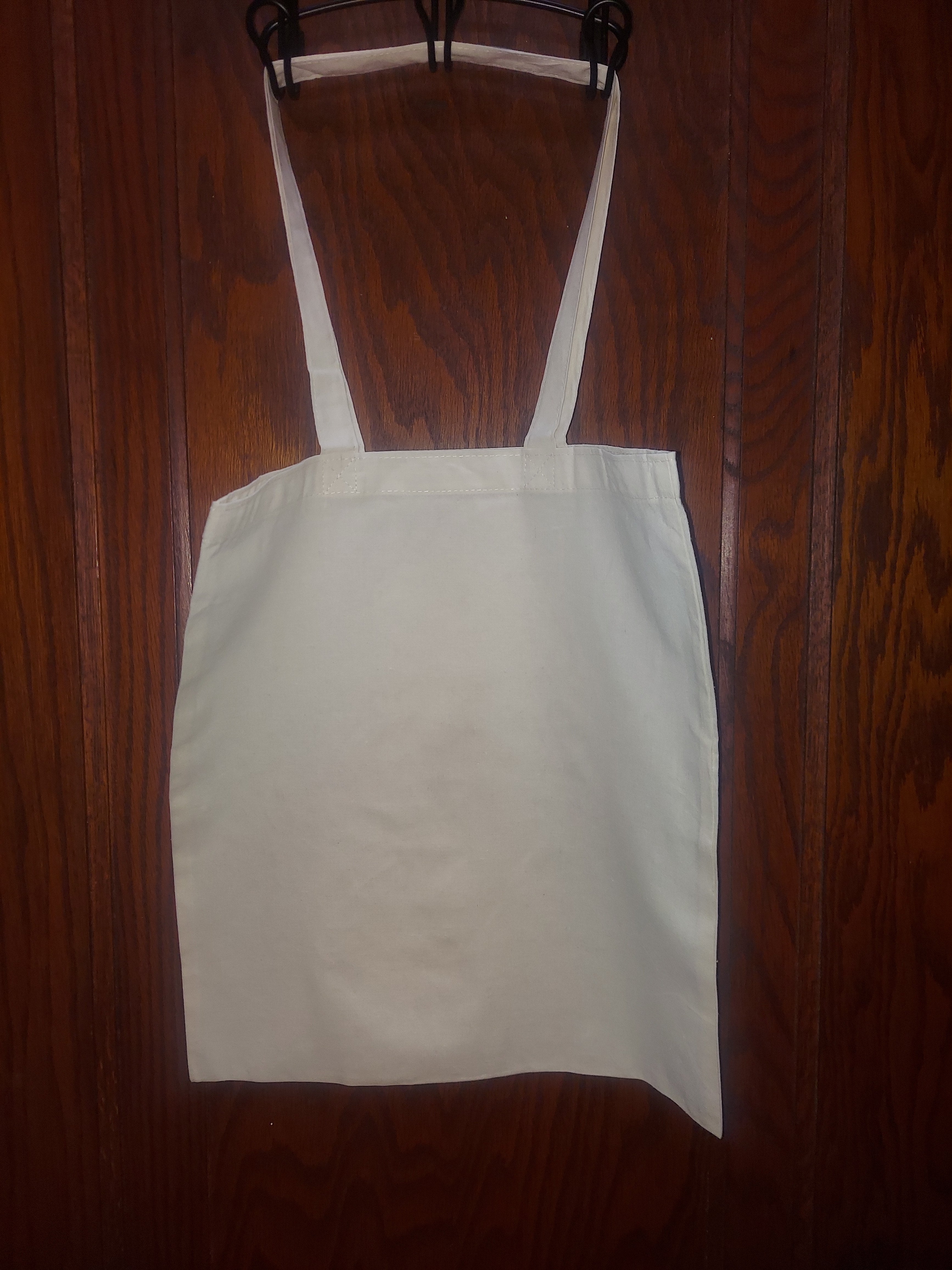 EcoEssentials Blank Cotton Tote Bags 2 pack 14x14