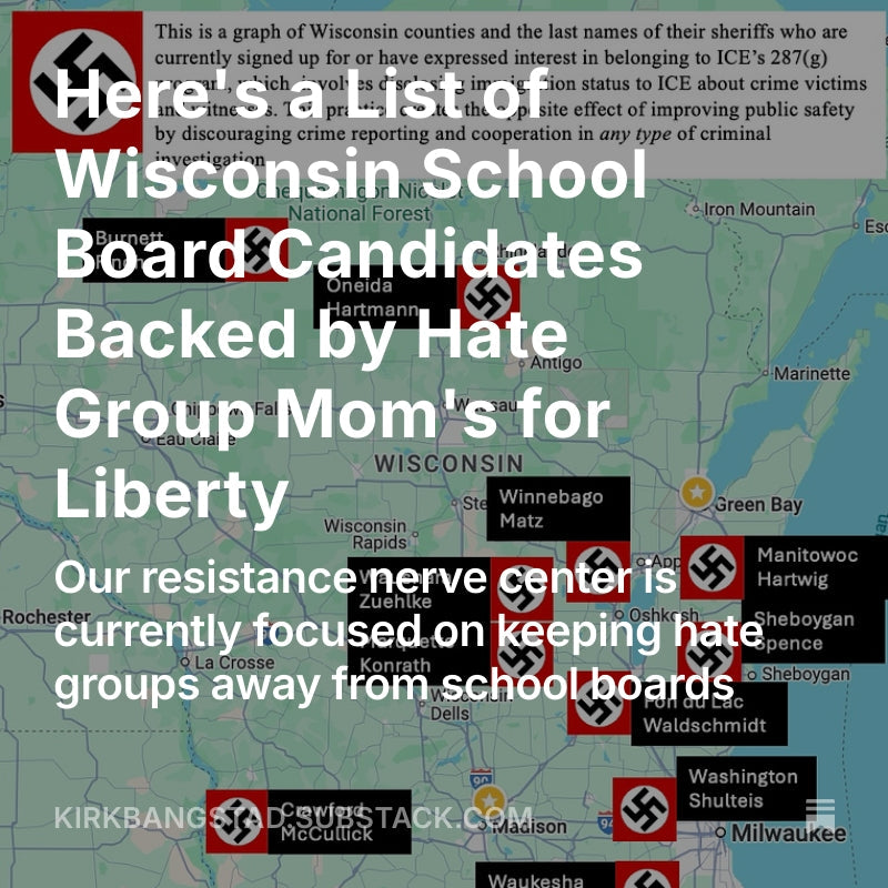 Here's a List of Wisconsin School Board Candidates Backed by Hate Group Mom's for Liberty