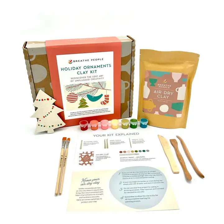 Holiday Ornaments Clay Making Activity Kit - Exclusive for the Holidays