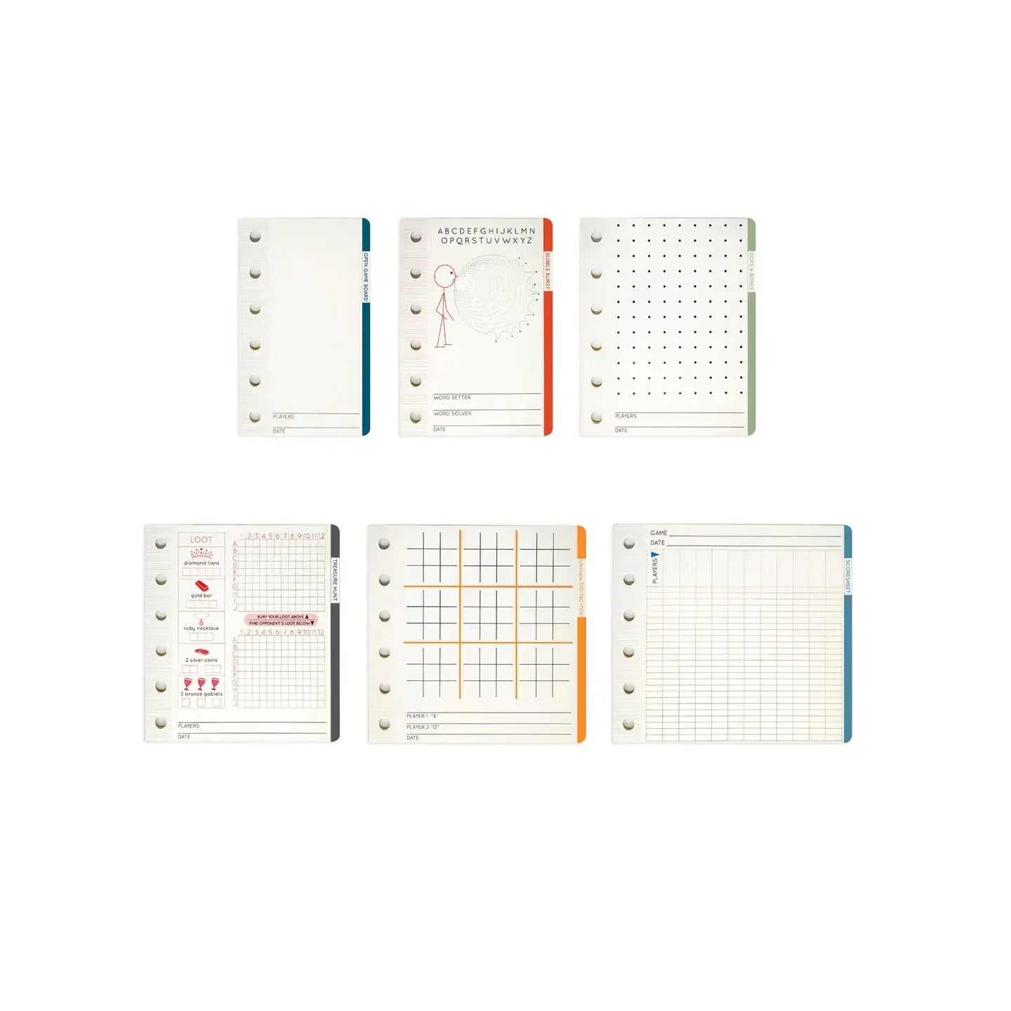 Jotblock Portable Stacked Pads Game Set