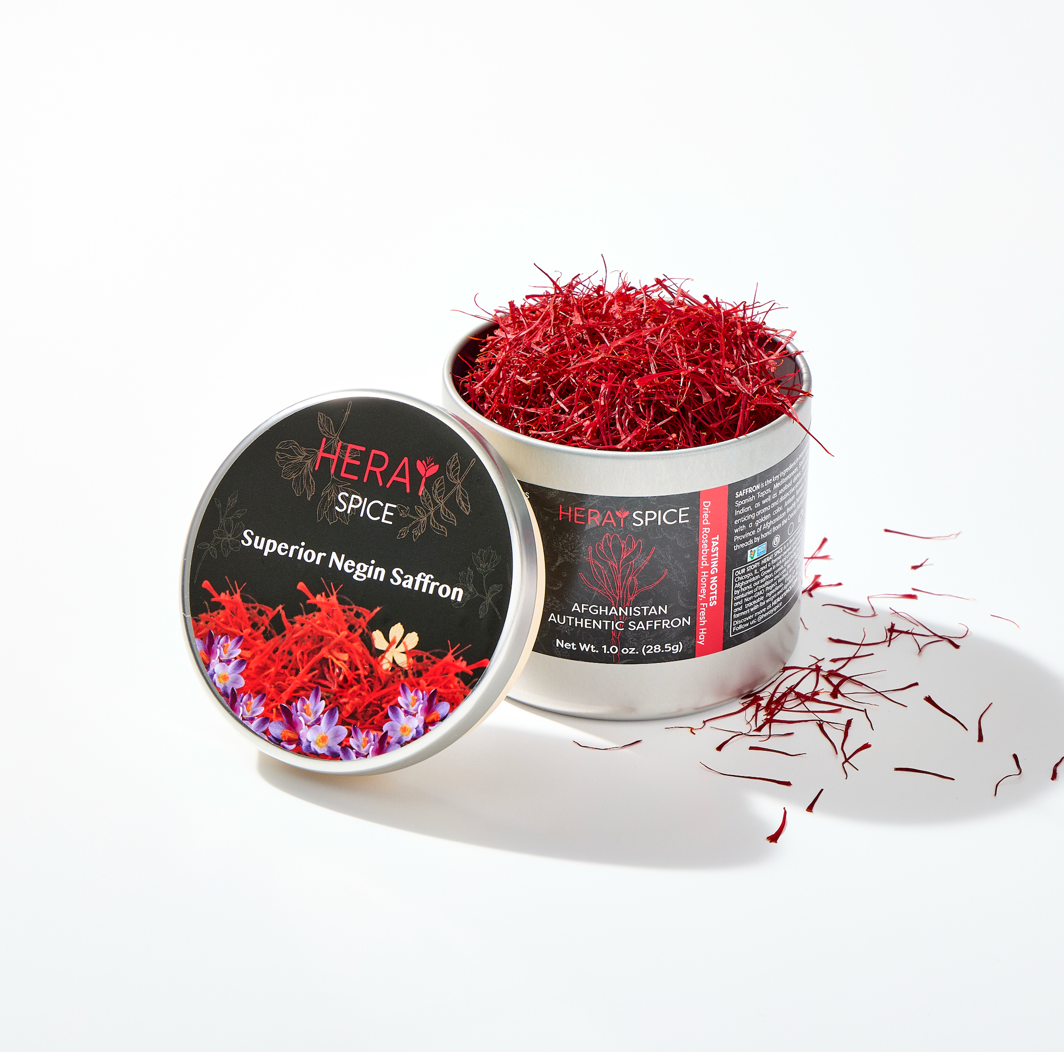 1 Oz (28.5gr) Heray Saffron, Afghani Superior Negin Quality