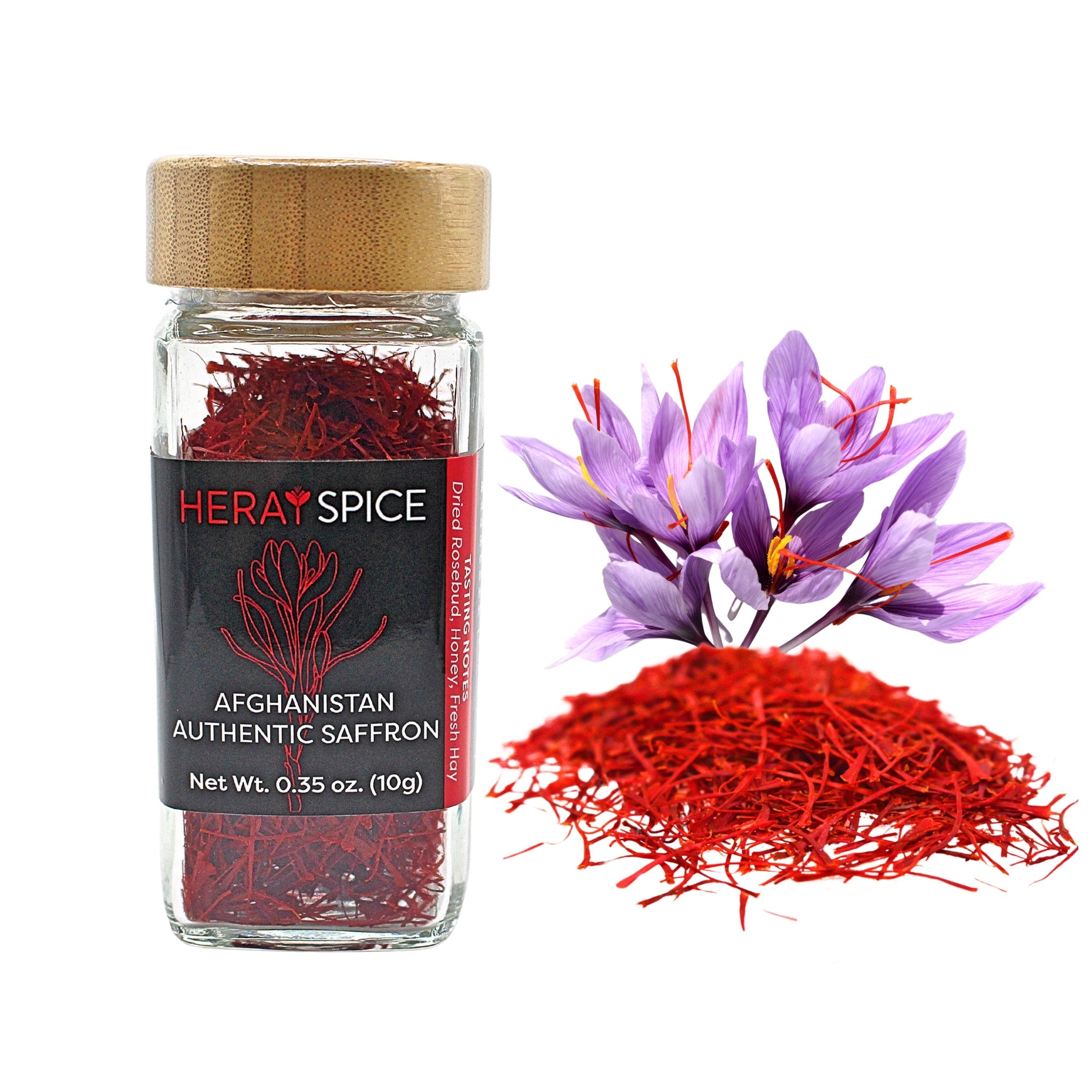 10 Grams (0.3 Oz) Heray Saffron, Afghani Superior Negin Quality