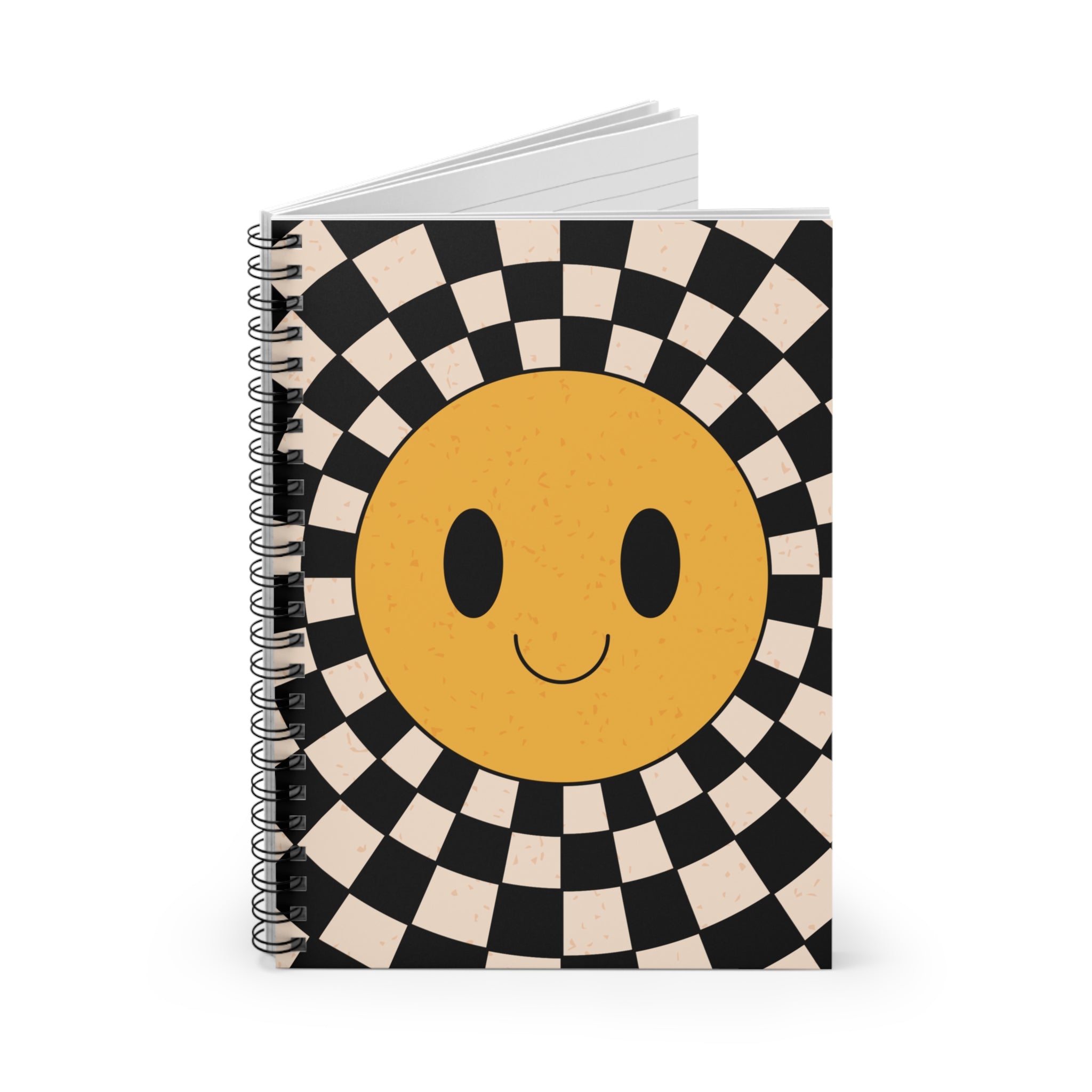 Retro Smile Spiral Notebook