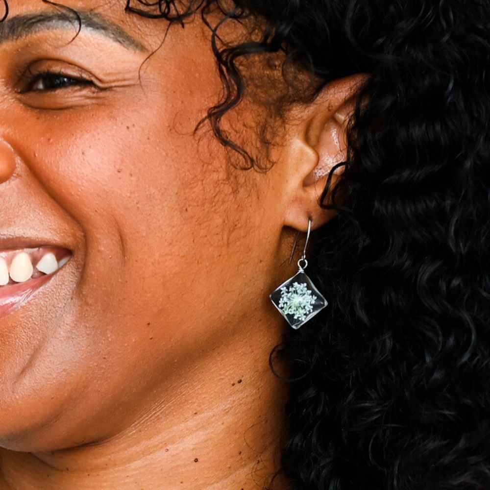 Forever Mint in Bloom Earrings