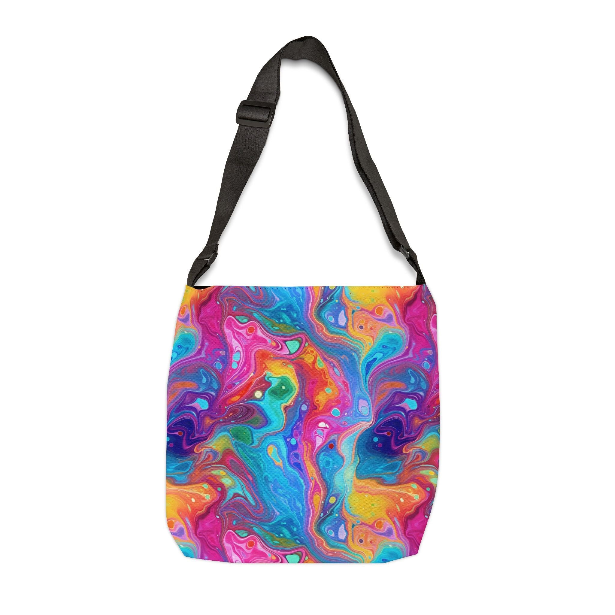 Bespattered Facade Rainbow Flow Adjustable Tote Bag | 2 Sizes
