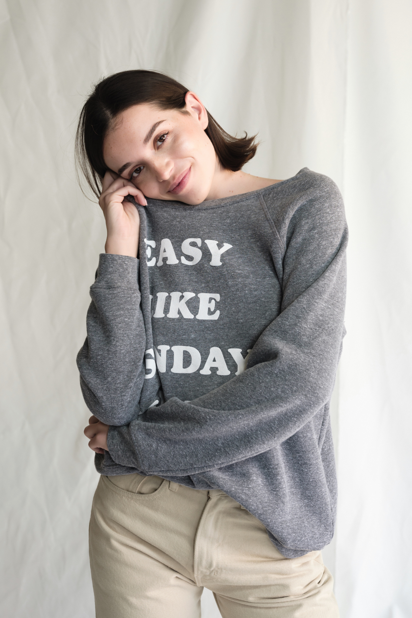 Easy  Like Sunday  Morning Sweatshirt