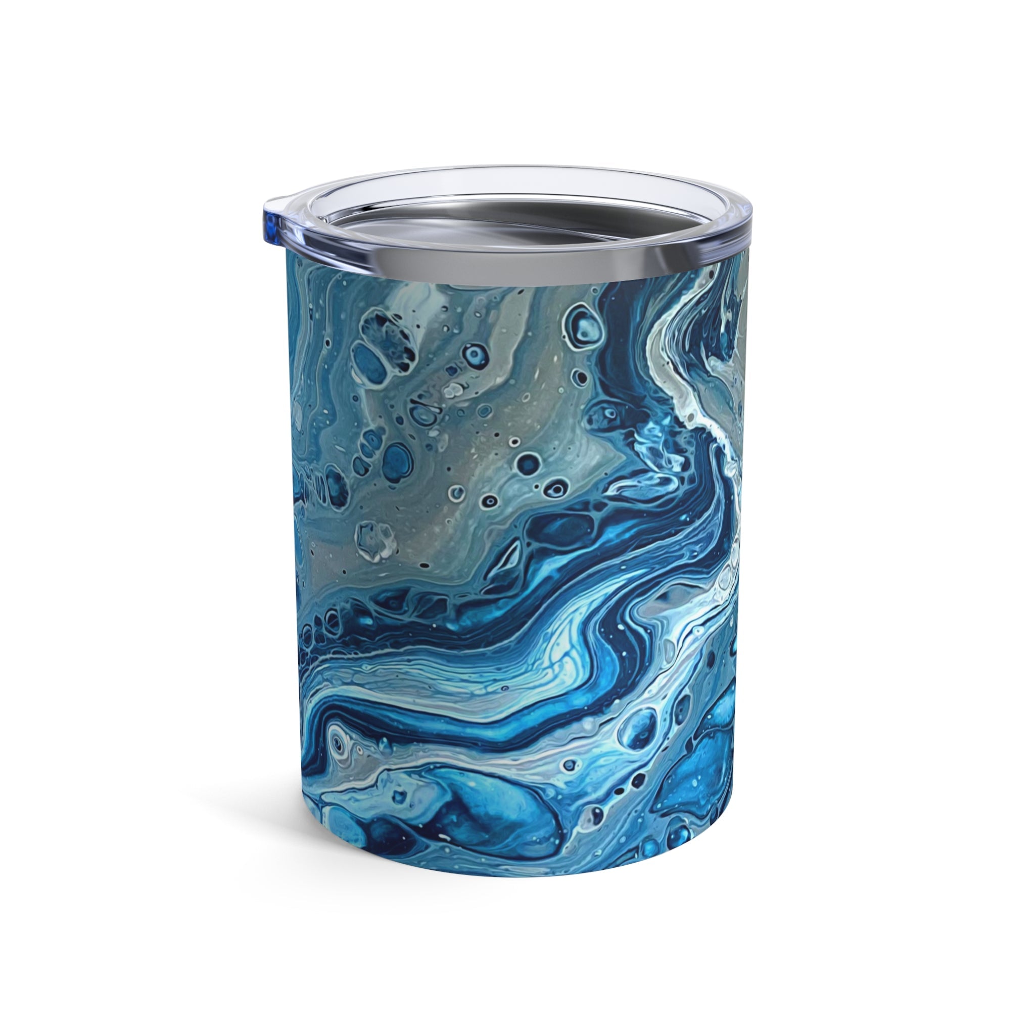 Bespattered Facade Blue Marble Tumbler 10oz