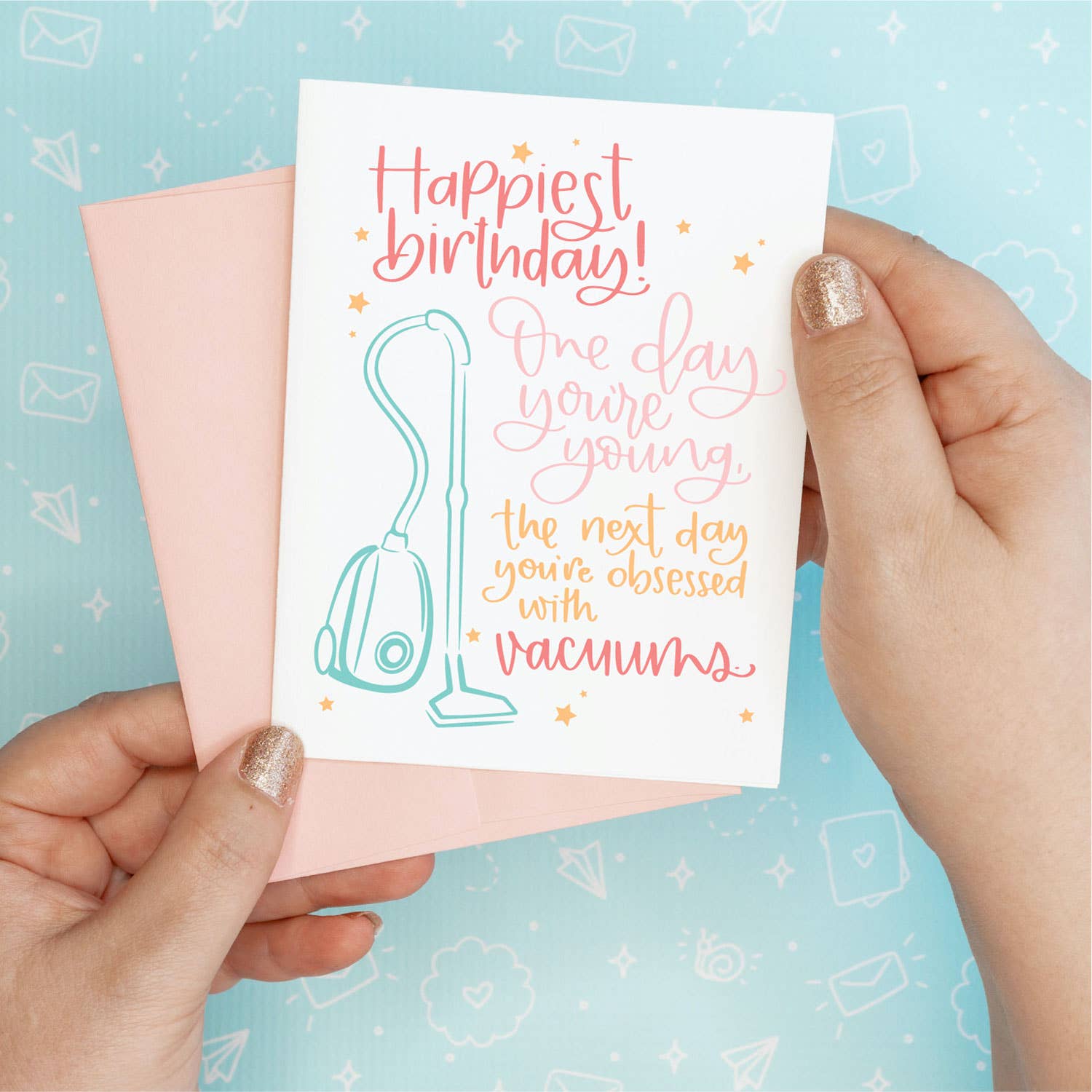 Vacuums Birthday Funny Greeting Card