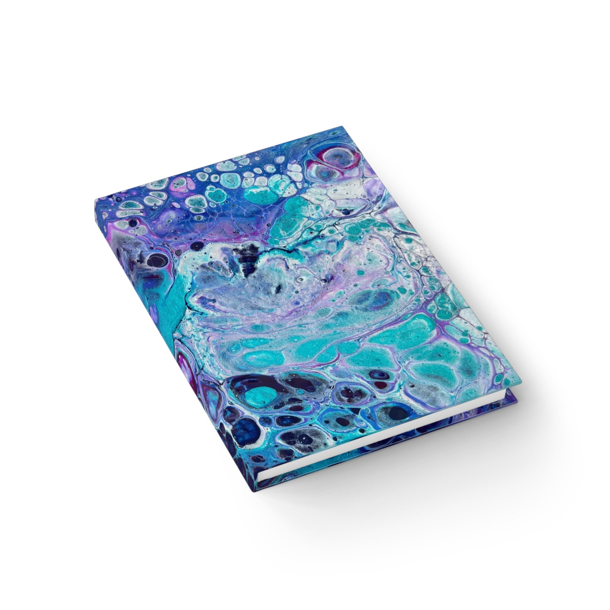 Bespattered Facade Galaxy Hardcover Notebook - Lined Pages