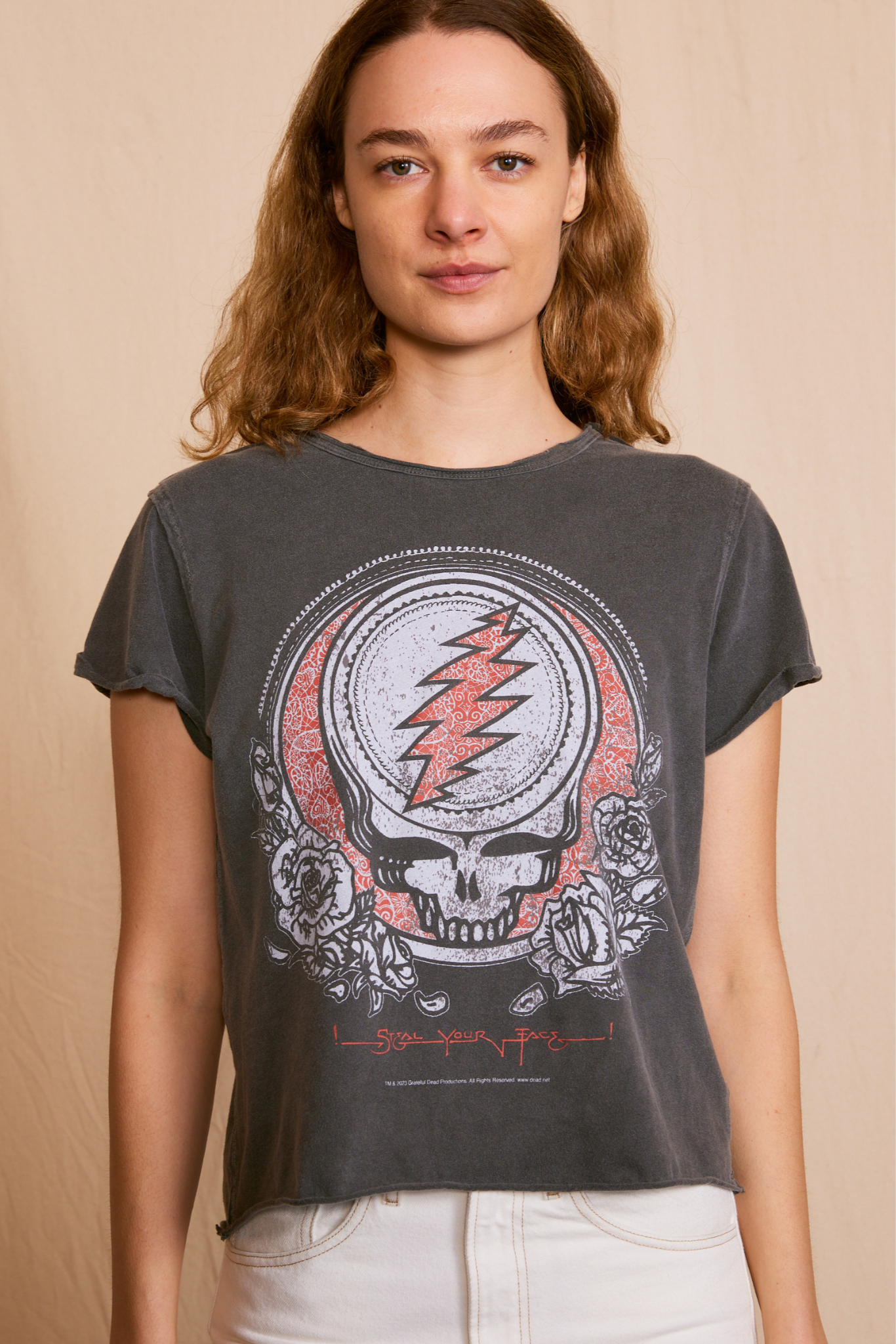 Grateful Dead Steal Your Face Crop Top