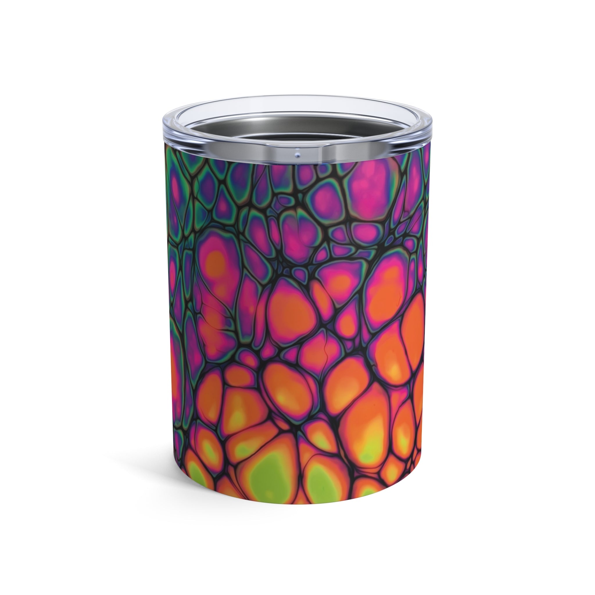 Bespattered Facade Neon Butterfly Tumbler 10oz