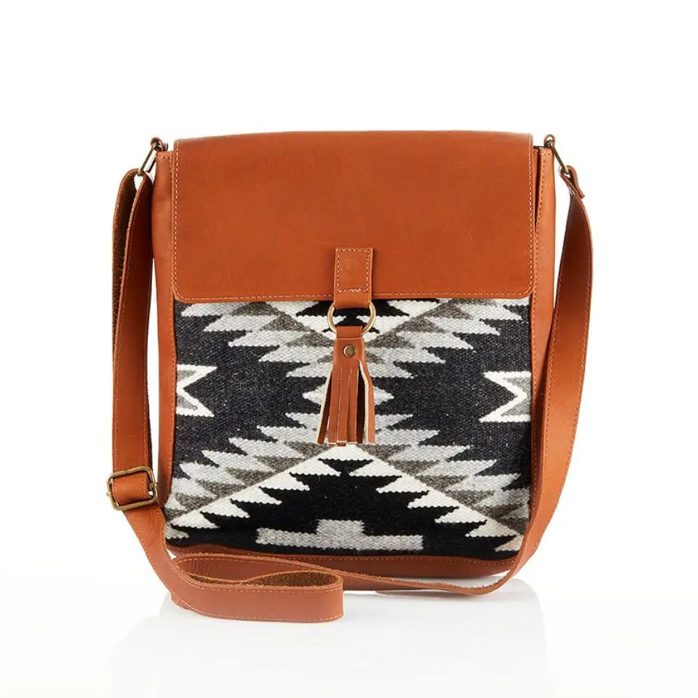 Heritage Tapiz and Leather Crossbody Bag