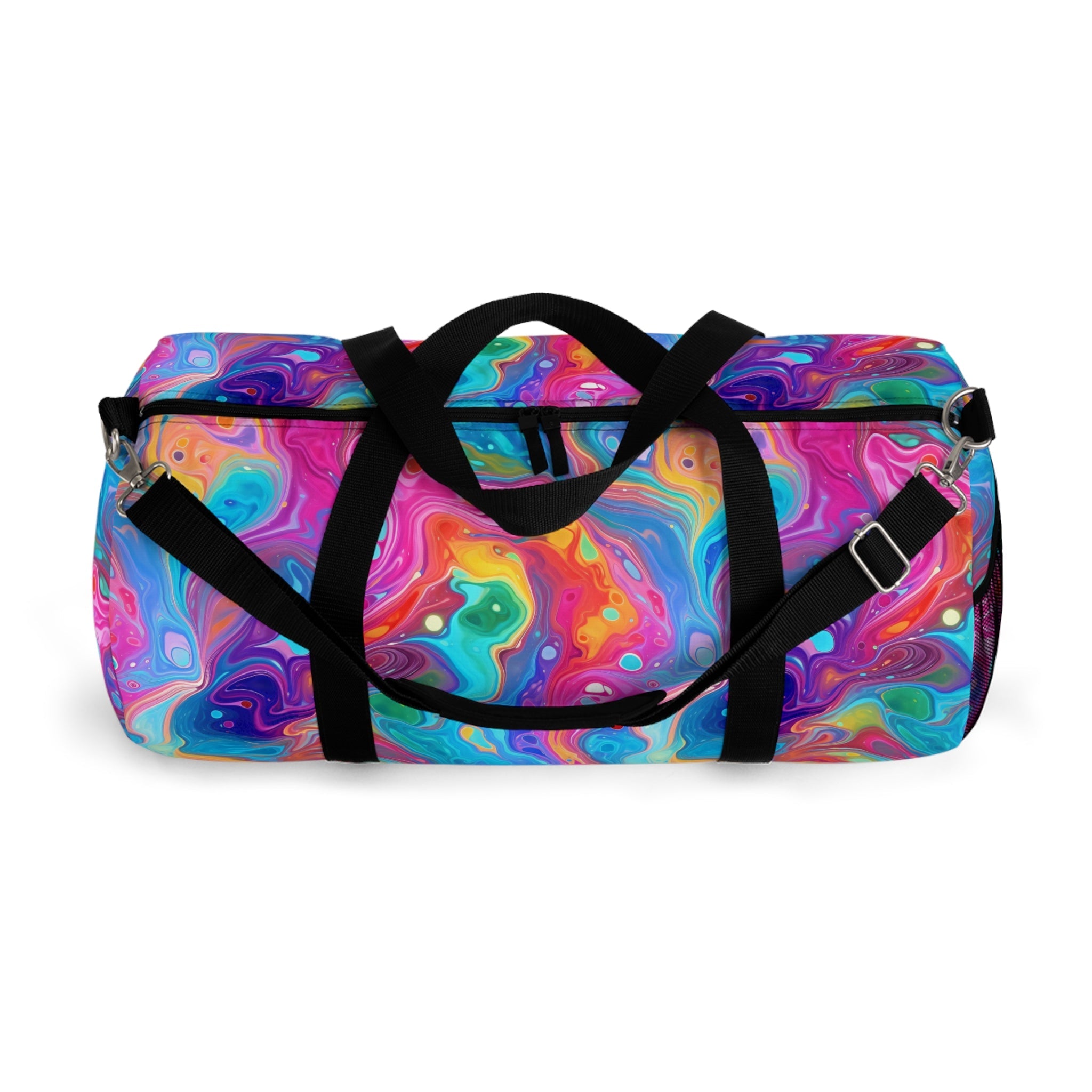 Bespattered Facade Rainbow Flow Duffel Bag | 2 Sizes