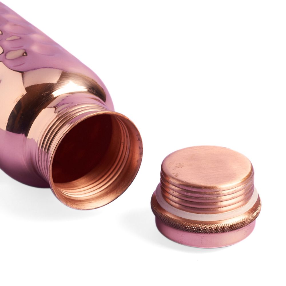 Hammered Copper Water Bottle