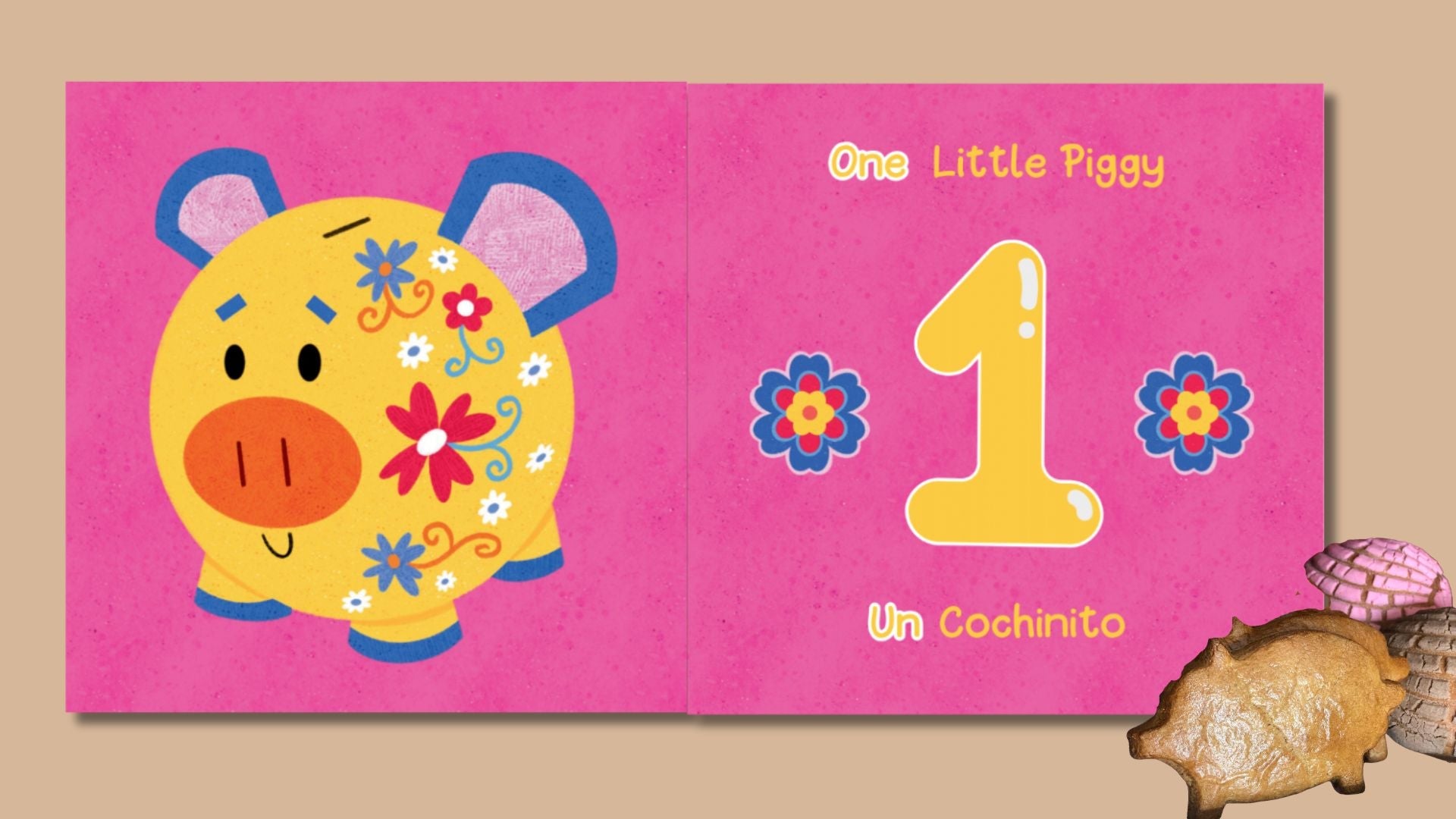 Counting Piggies/Cochinitos Contando:A First Bilingual Numbers Book