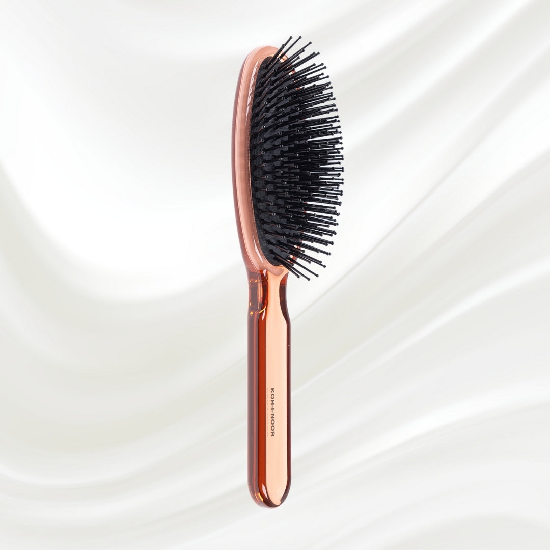 All Seasons Synthetic Pin Hair Brush - Pneumatic Cushion for Thick & Coarse Hair