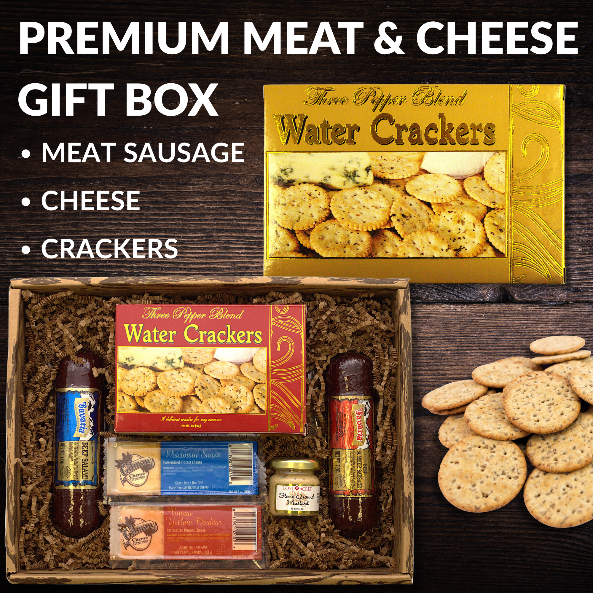 Gourmet Sausage & Cheese Gift Basket