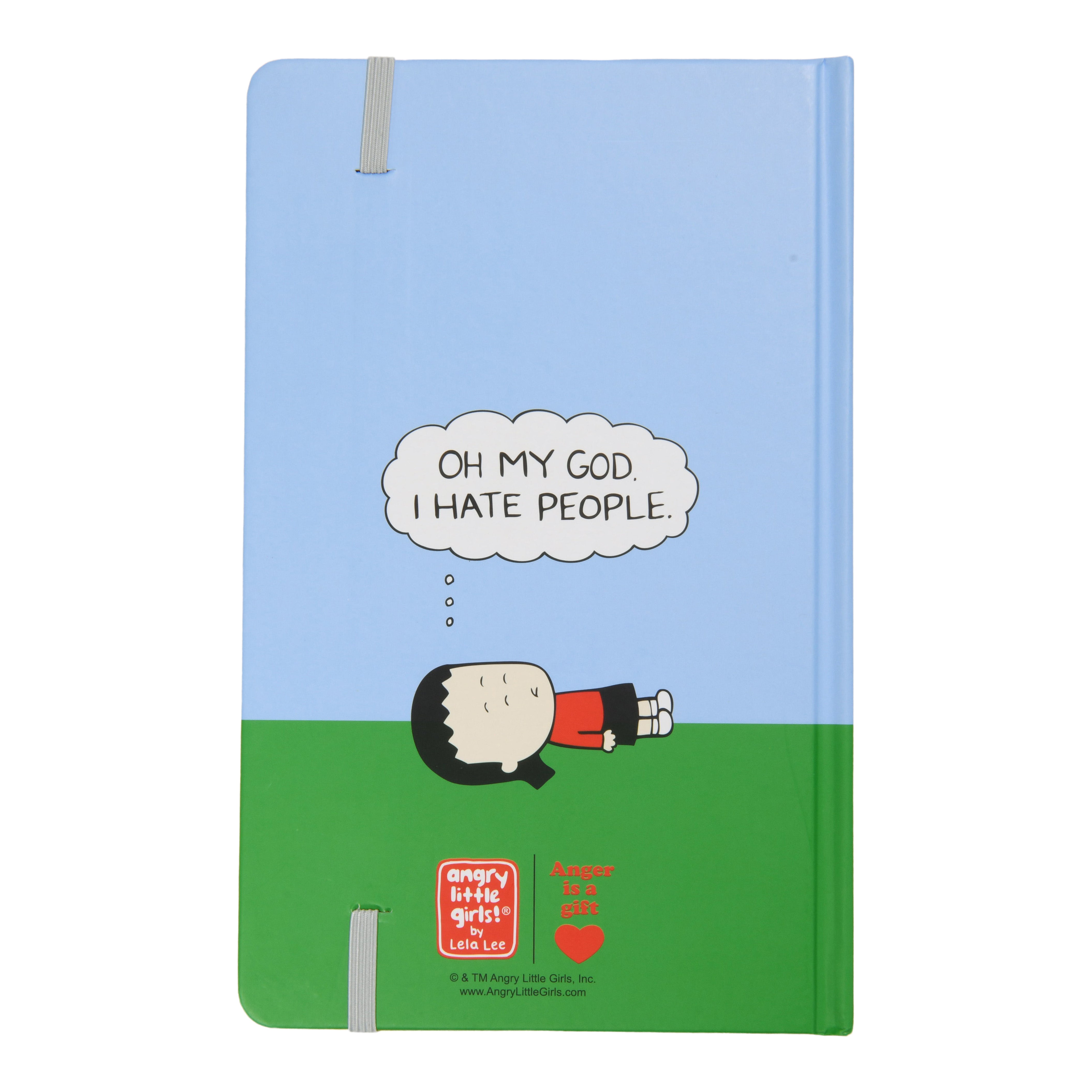 I Hate People blank lined journal