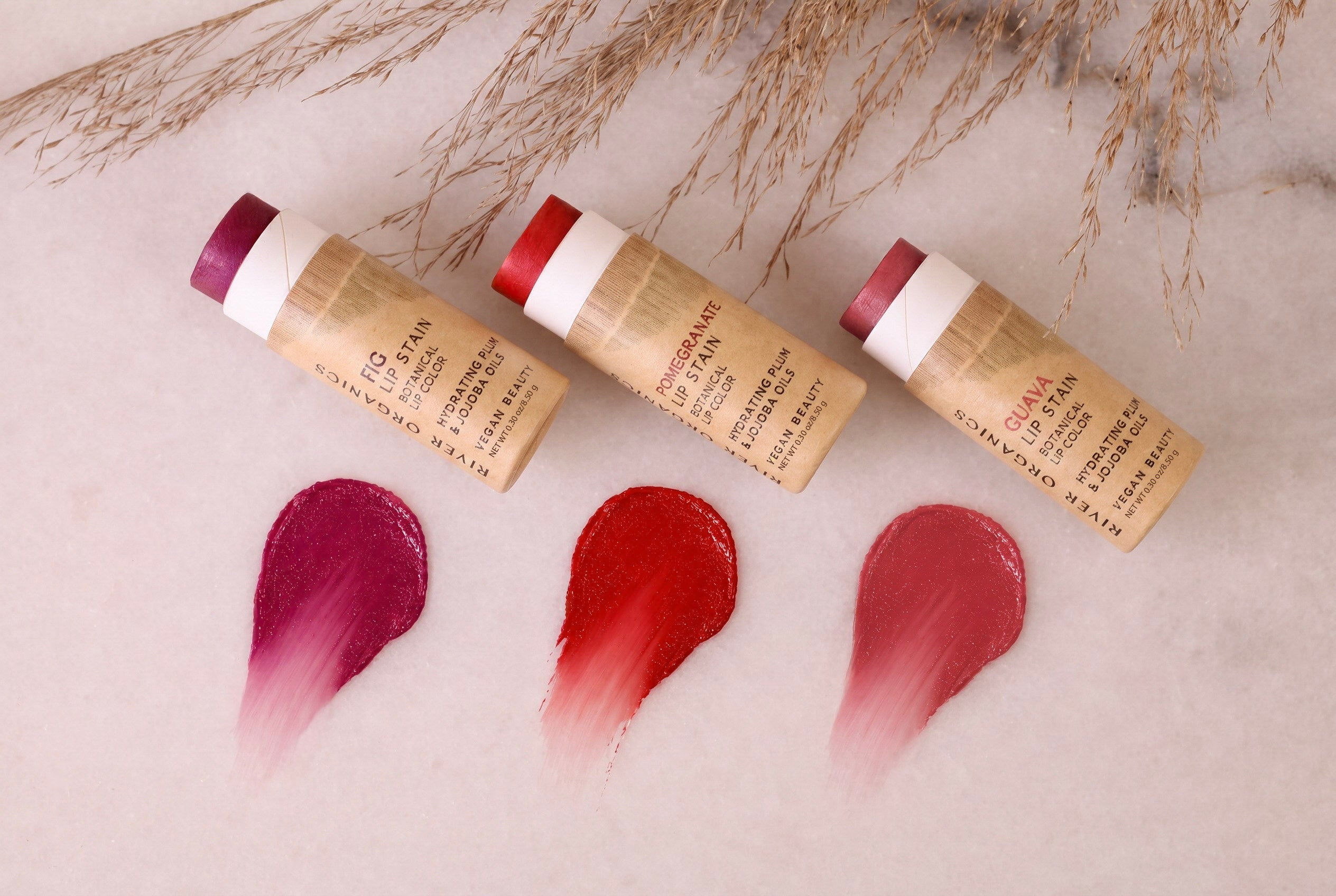 Lip Stain: Vegan, Plastic-Free, & Organic | All Colors
