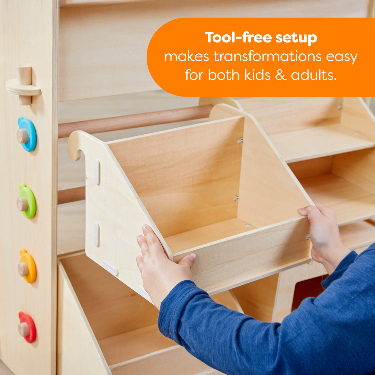 Creative Play 3 in 1 – Play Kitchen, Store & Workshop