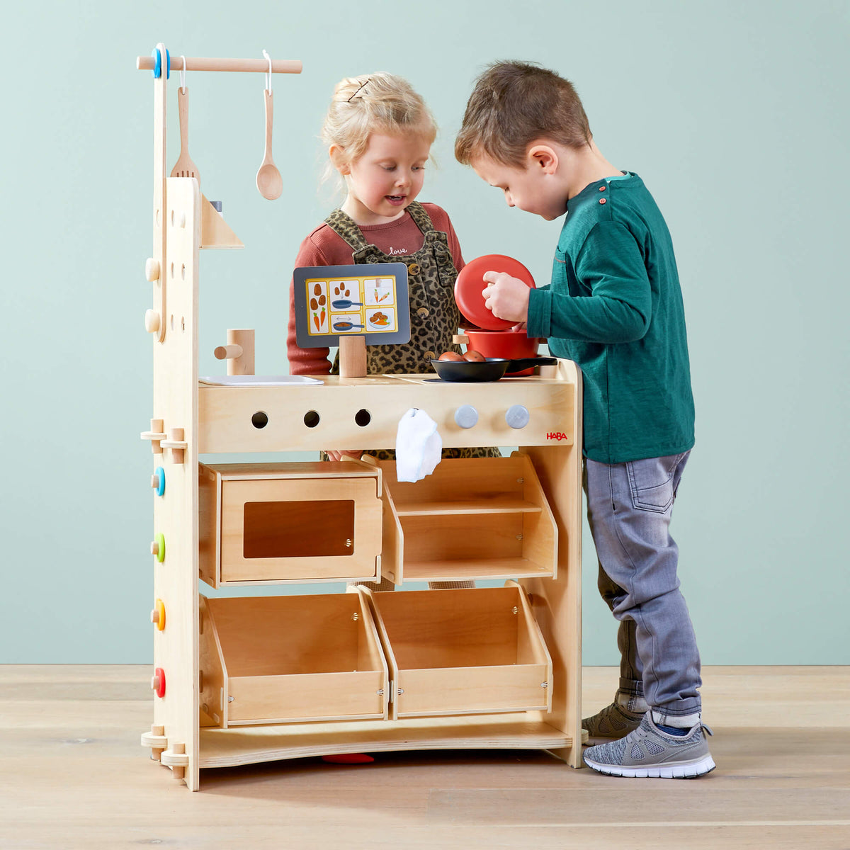 Creative Play 3 in 1 – Play Kitchen, Store & Workshop
