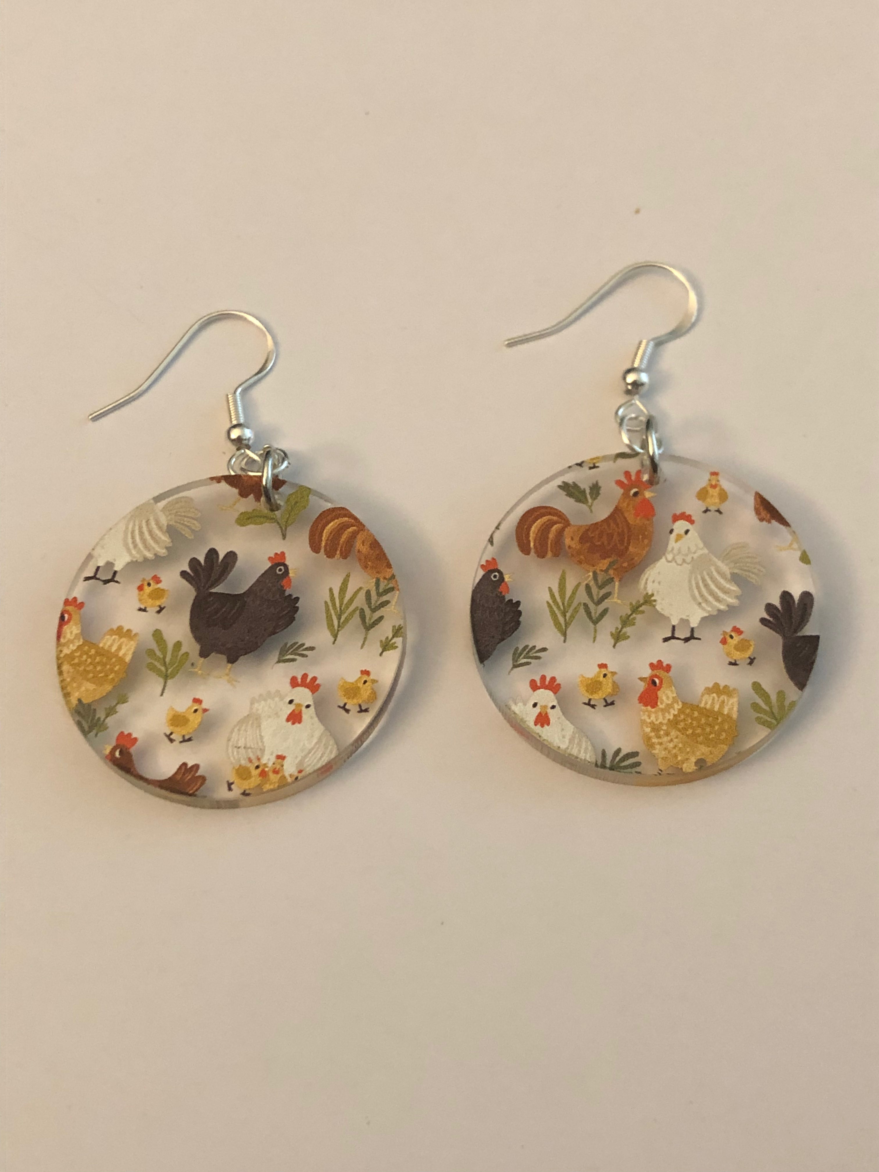 Earrings - Farm animals