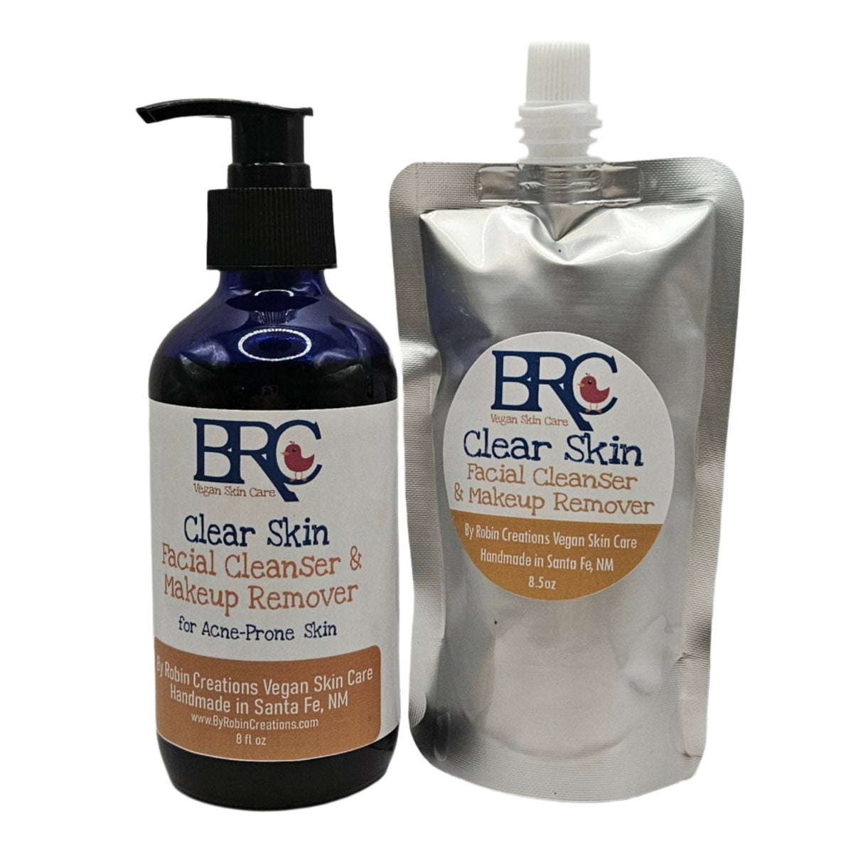 Clear Skin Facial Cleanser & Makeup Remover Pads for Acne-Prone Skin