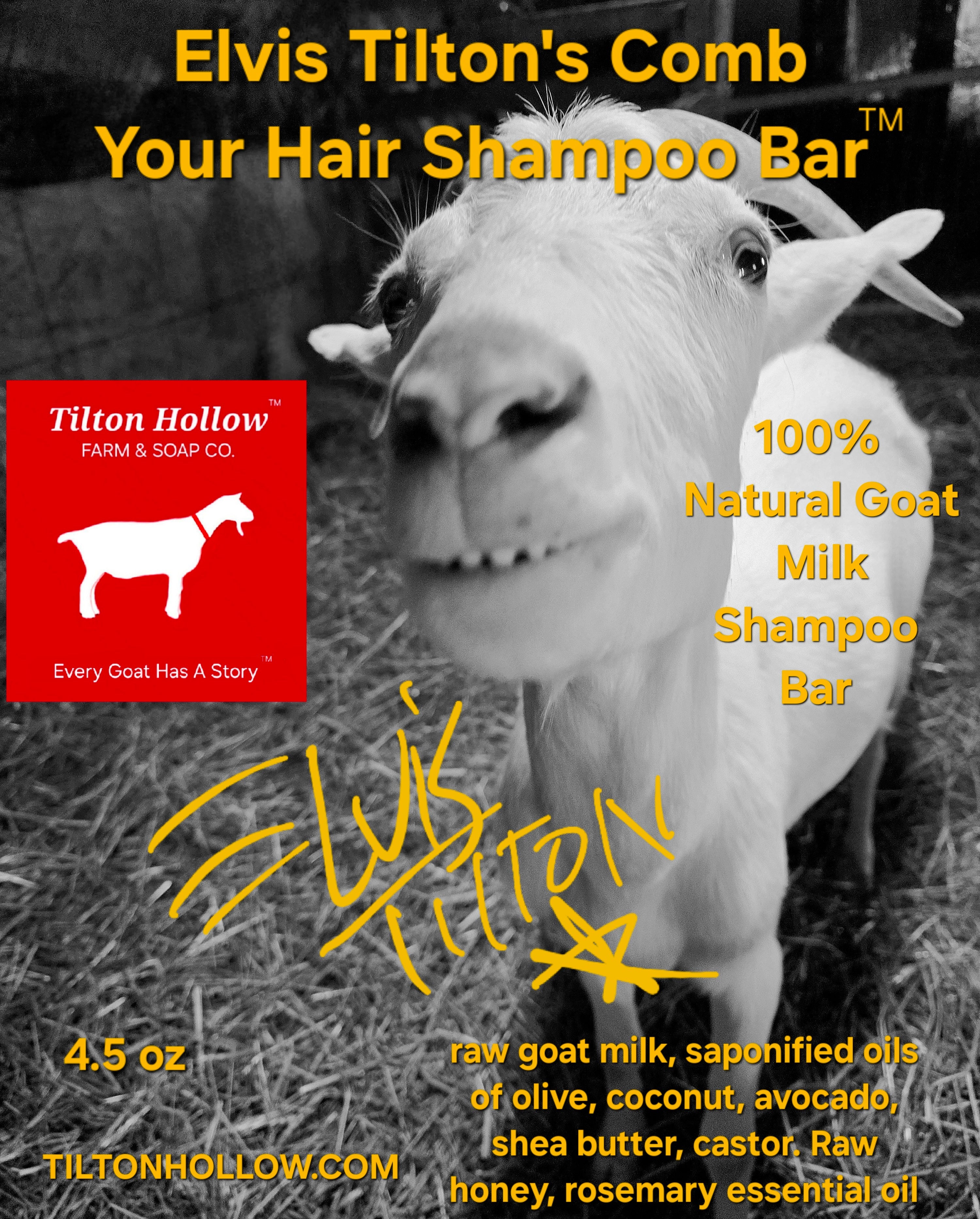 Elvis Tilton's Comb Your Hair Shampoo Bar™️ - For Hair & Beard