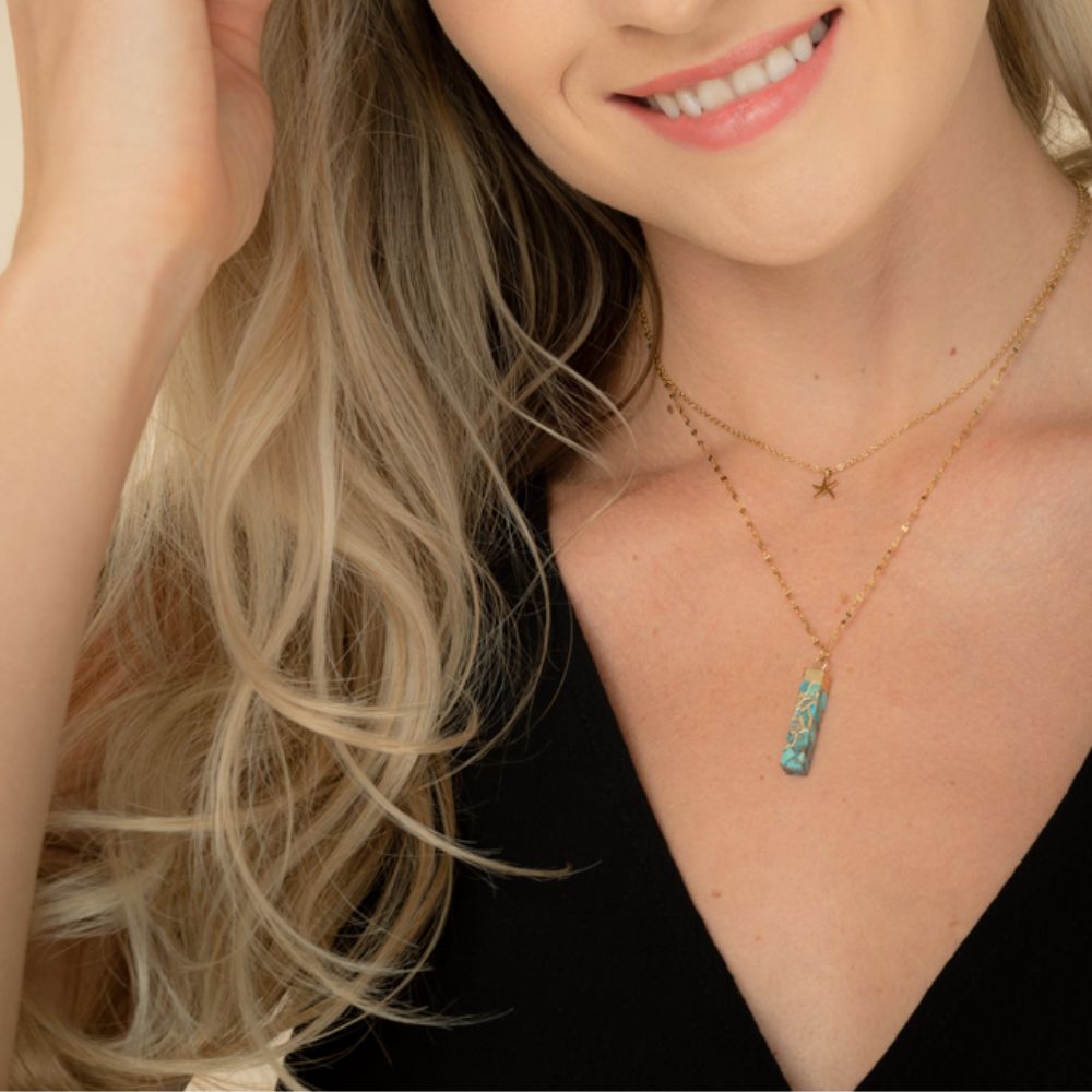 Brayden Turquoise Pendant Necklace