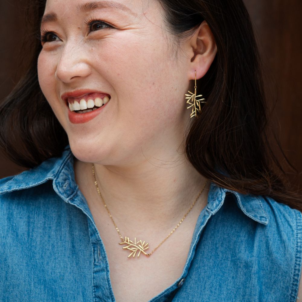 Rooted and Rising Branch Necklace