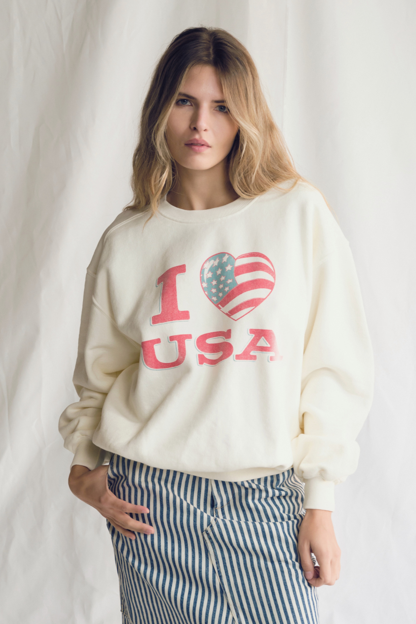 I Love USA Crewneck