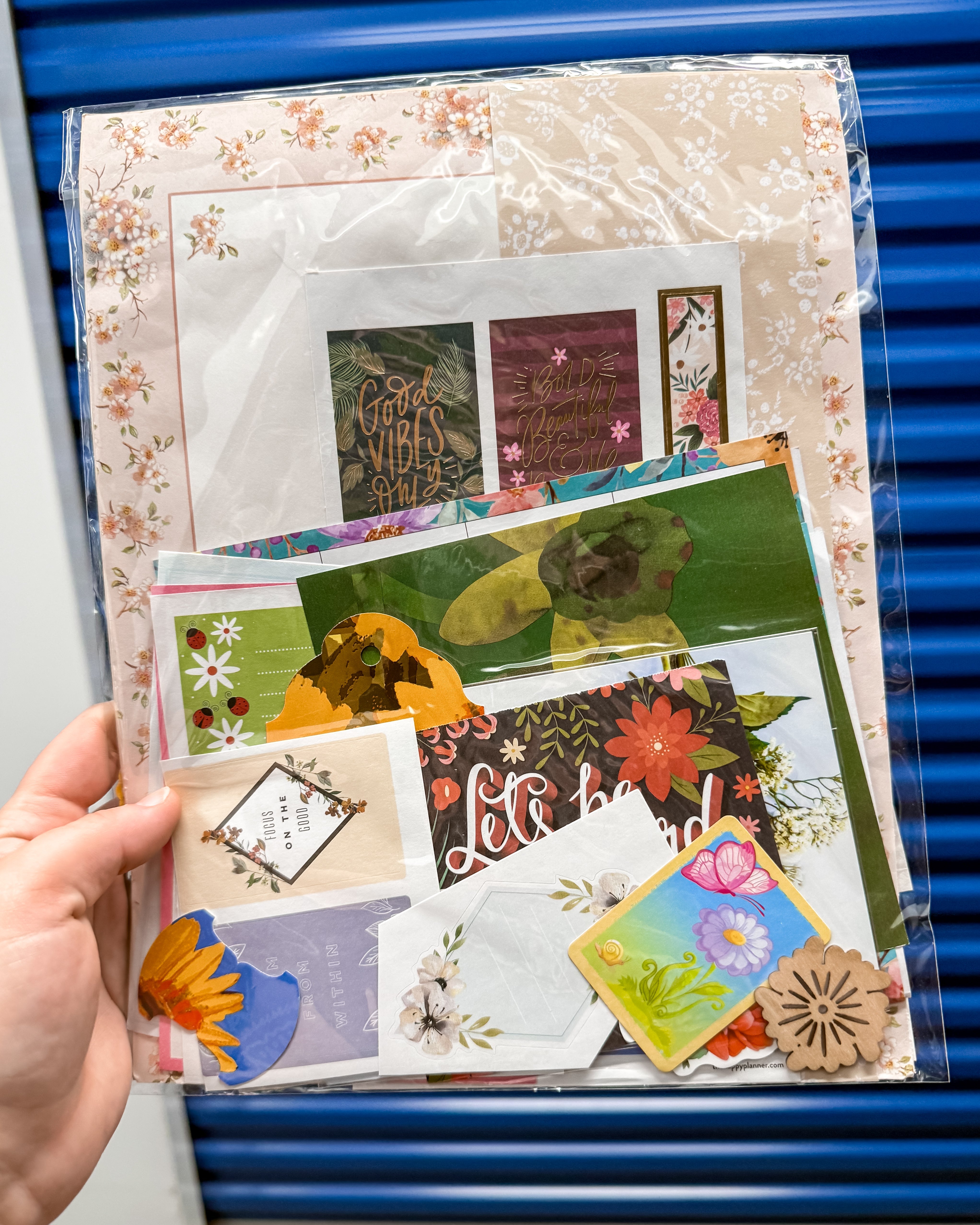 White Rose Recycled: Junk Journal Kit - Floral Themed Kit
