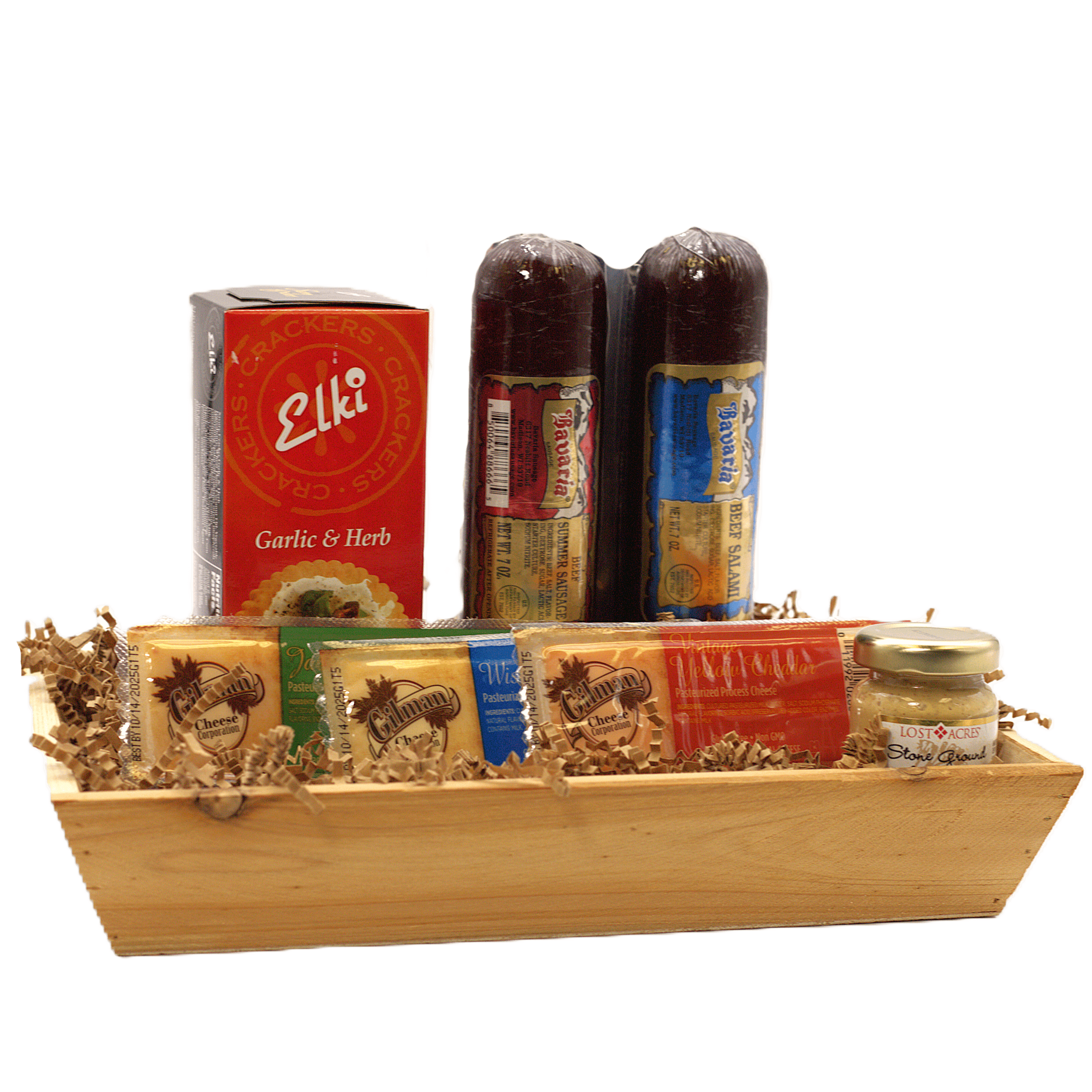 Rustic Meat & Cheese Crate