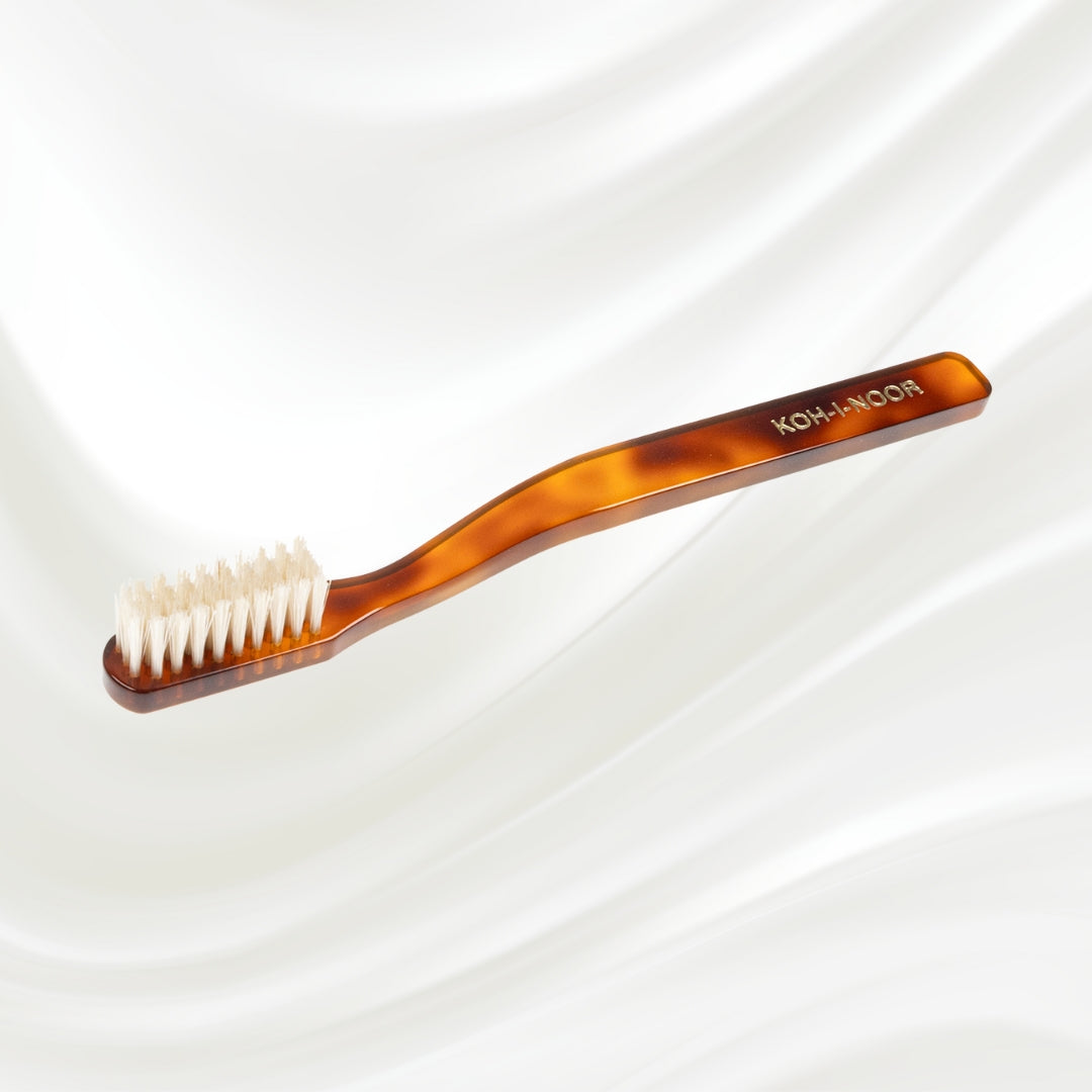 Jaspè Natural Bristle Toothbrush - Eco-Friendly Cellulose Acetate Handle