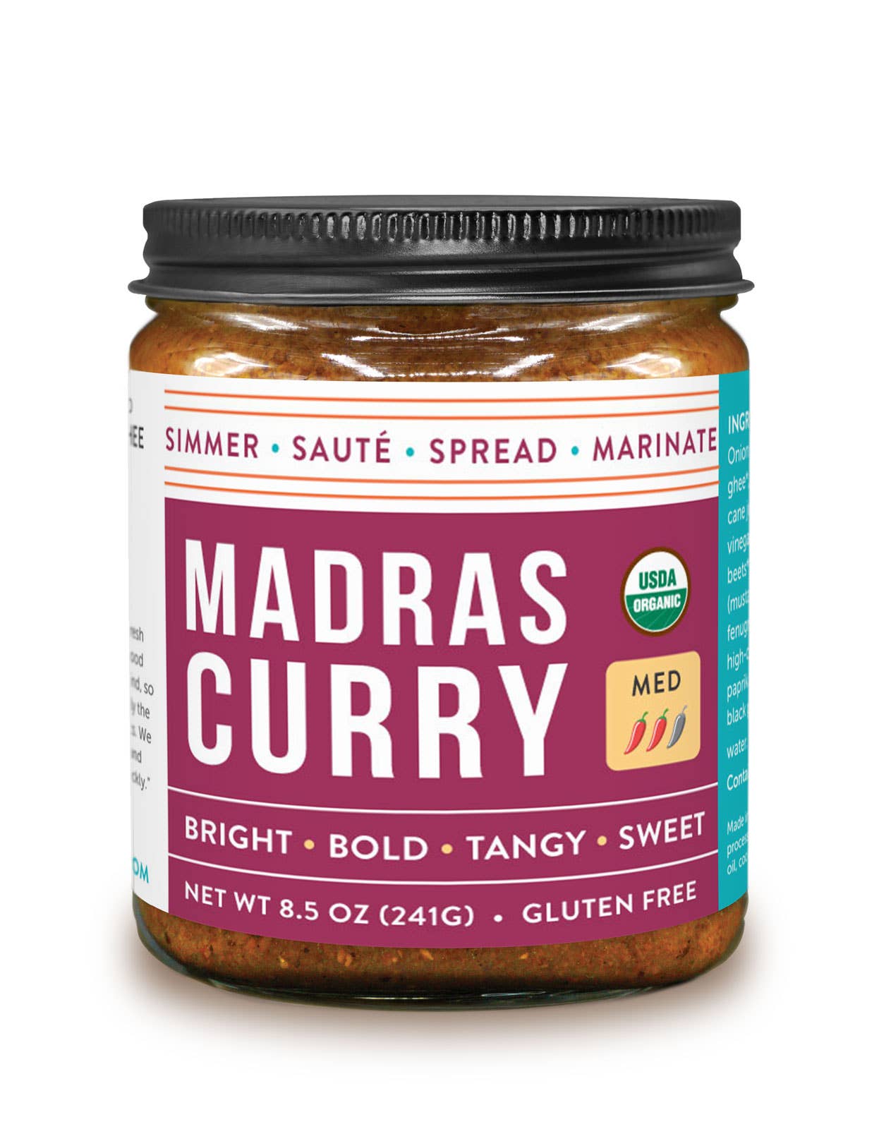 Madras Curry Simmer Sauce, Organic