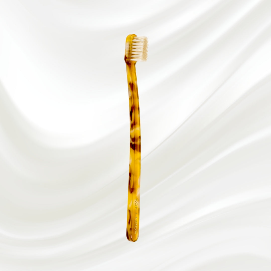 Coccola Natural Bristle Toothbrush - Soft | Luxury Cellulose Acetate