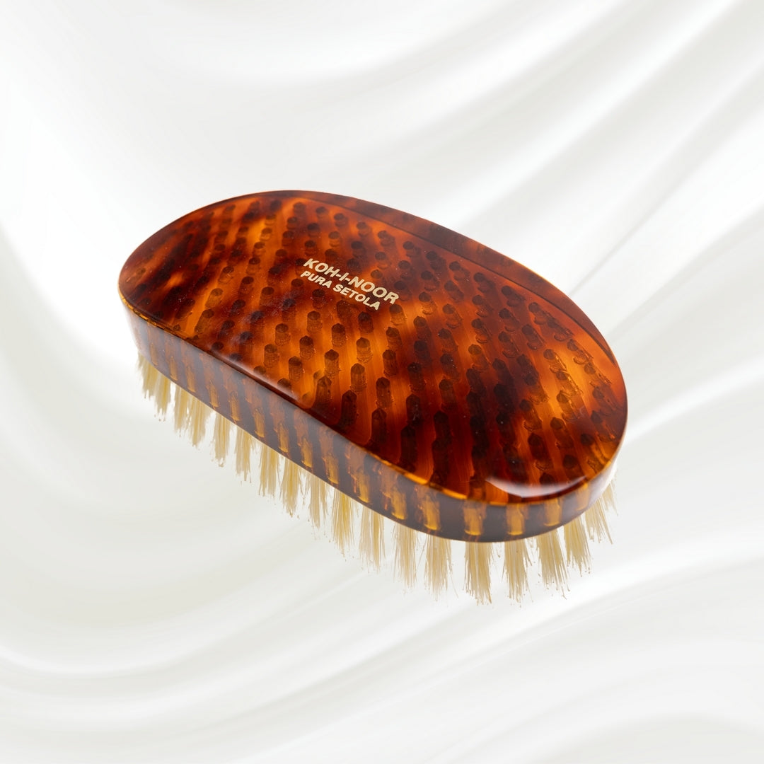 Jaspè Military Natural Bristle Brush - Men's Hair & Beard Grooming