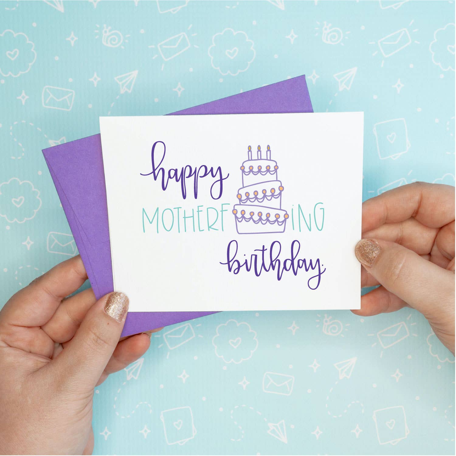Mother-Candle-ing Birthday Funny Greeting Card