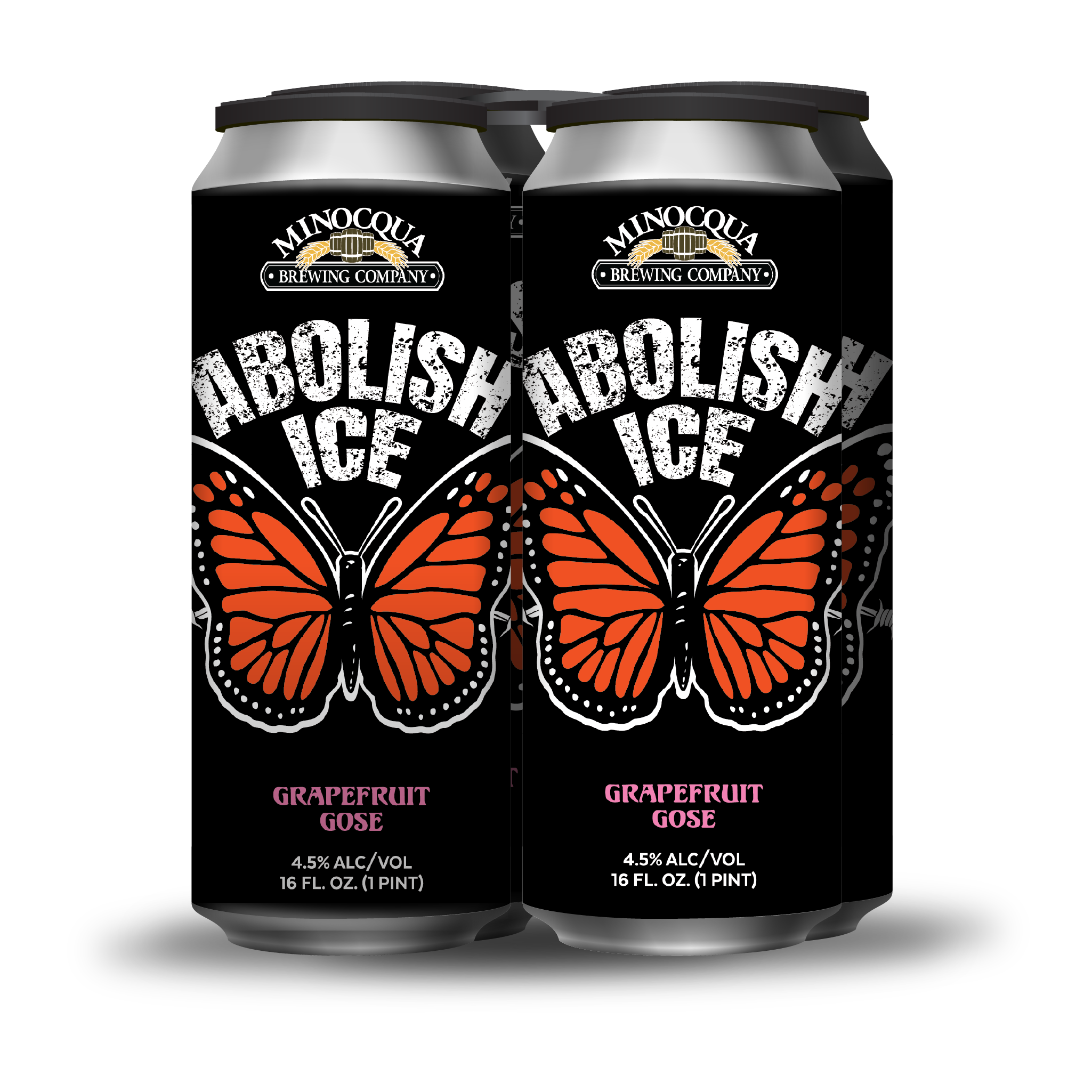 Abolish ICE Grapefruit Gose, 16oz 4pk